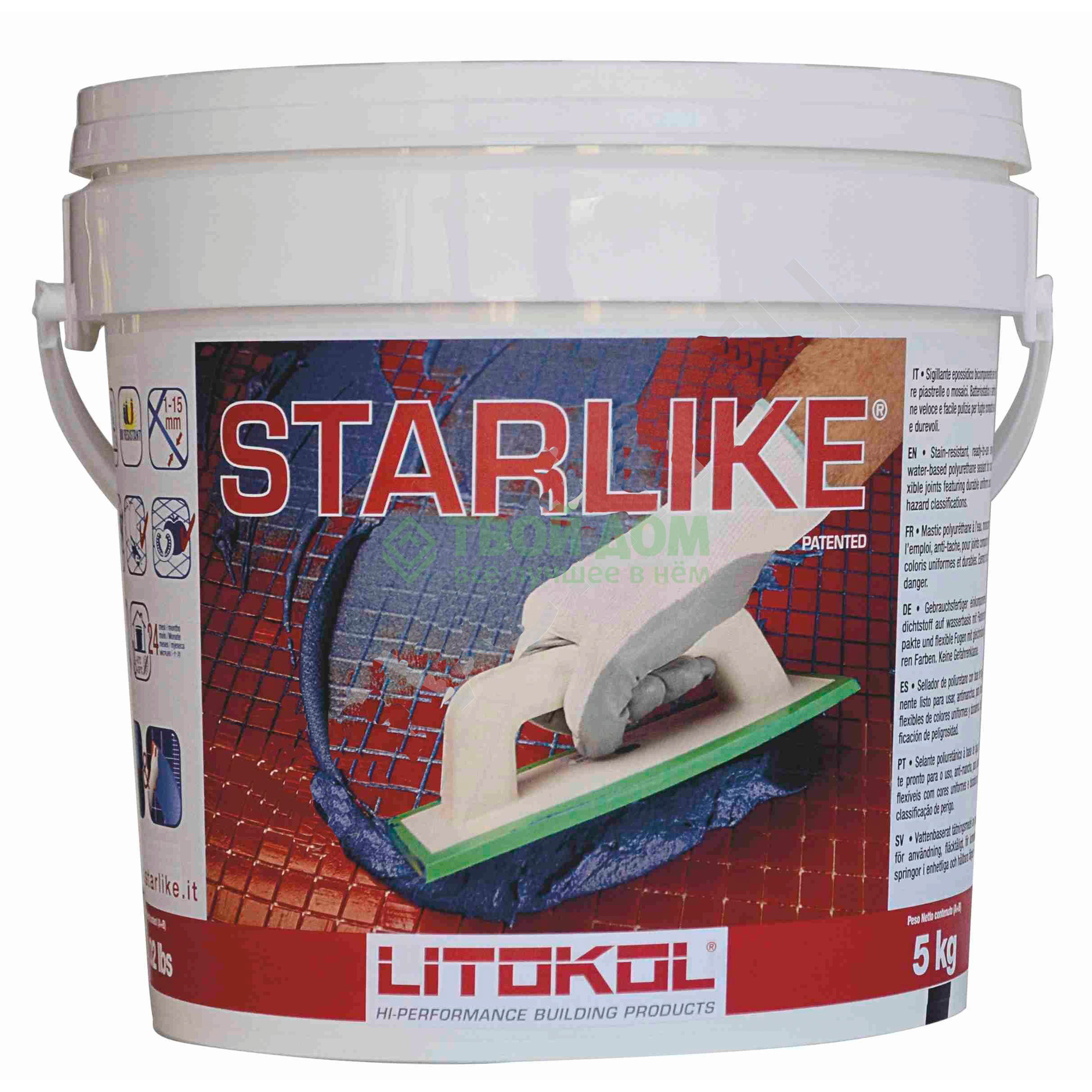 

Затирочная смесь Litokol Затирка litochrom starlike c440 5кг