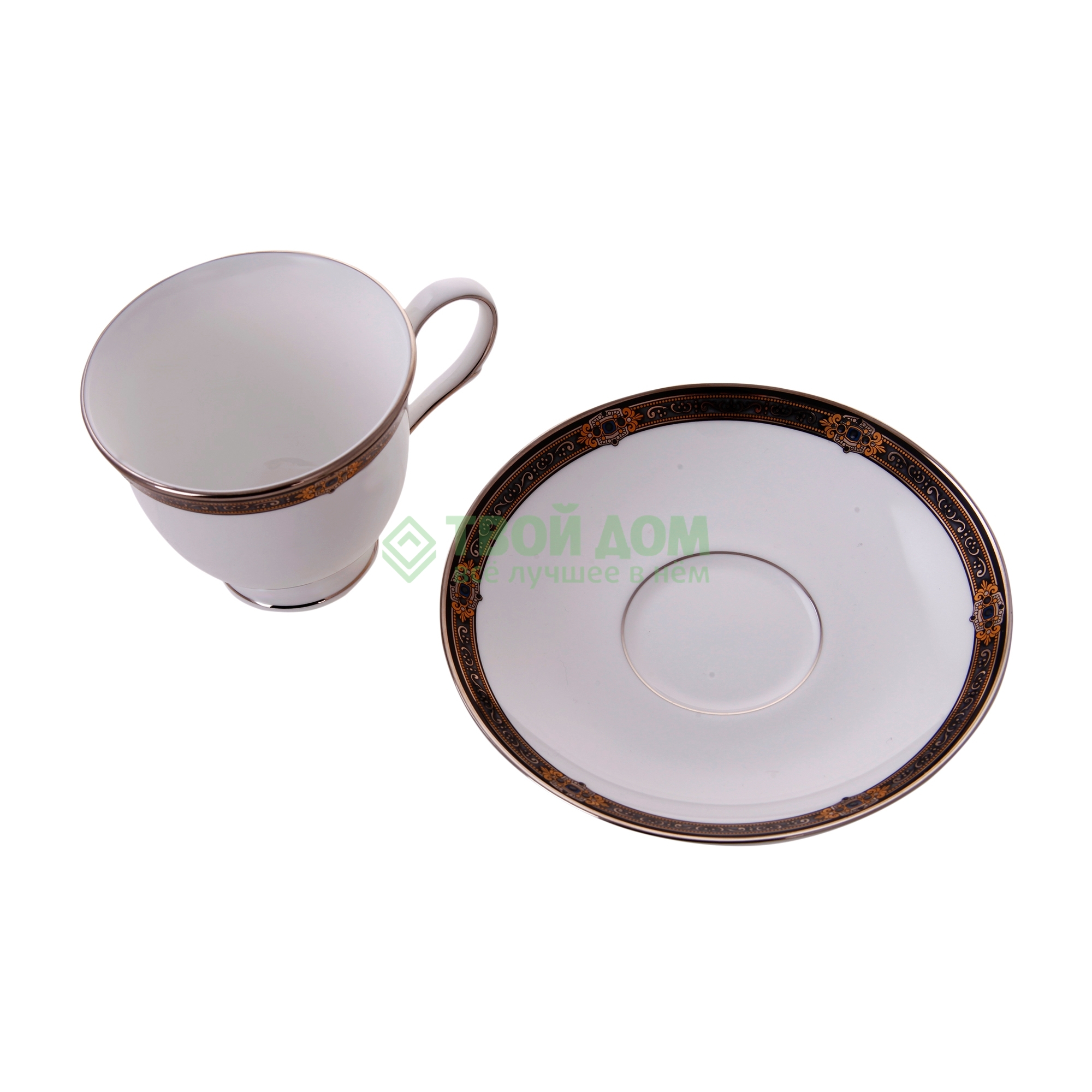 фото Чашка с блюдцем lenox чашка чайно-кофейная с блюдцем 180 мл классические ценности (len104210032/104210042)