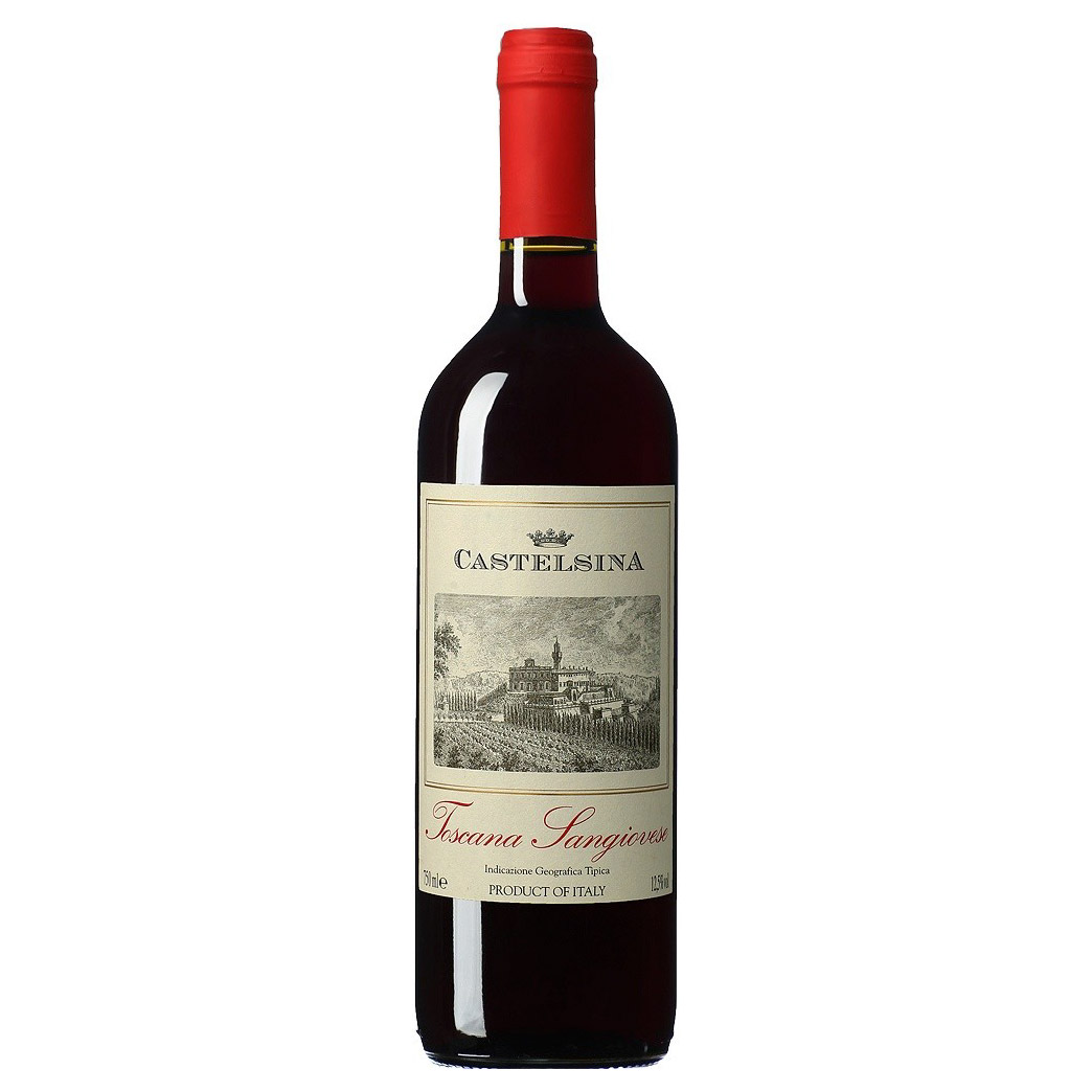 

Вино красное сухое Castelsina Toscana Sangiovese 0,75 л, Рубиновый