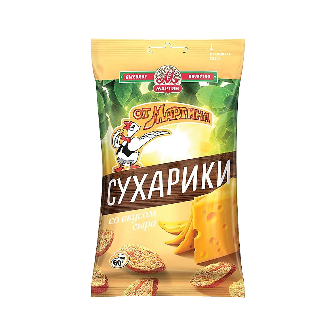 Сухарики от Мартина с сыром 60 г