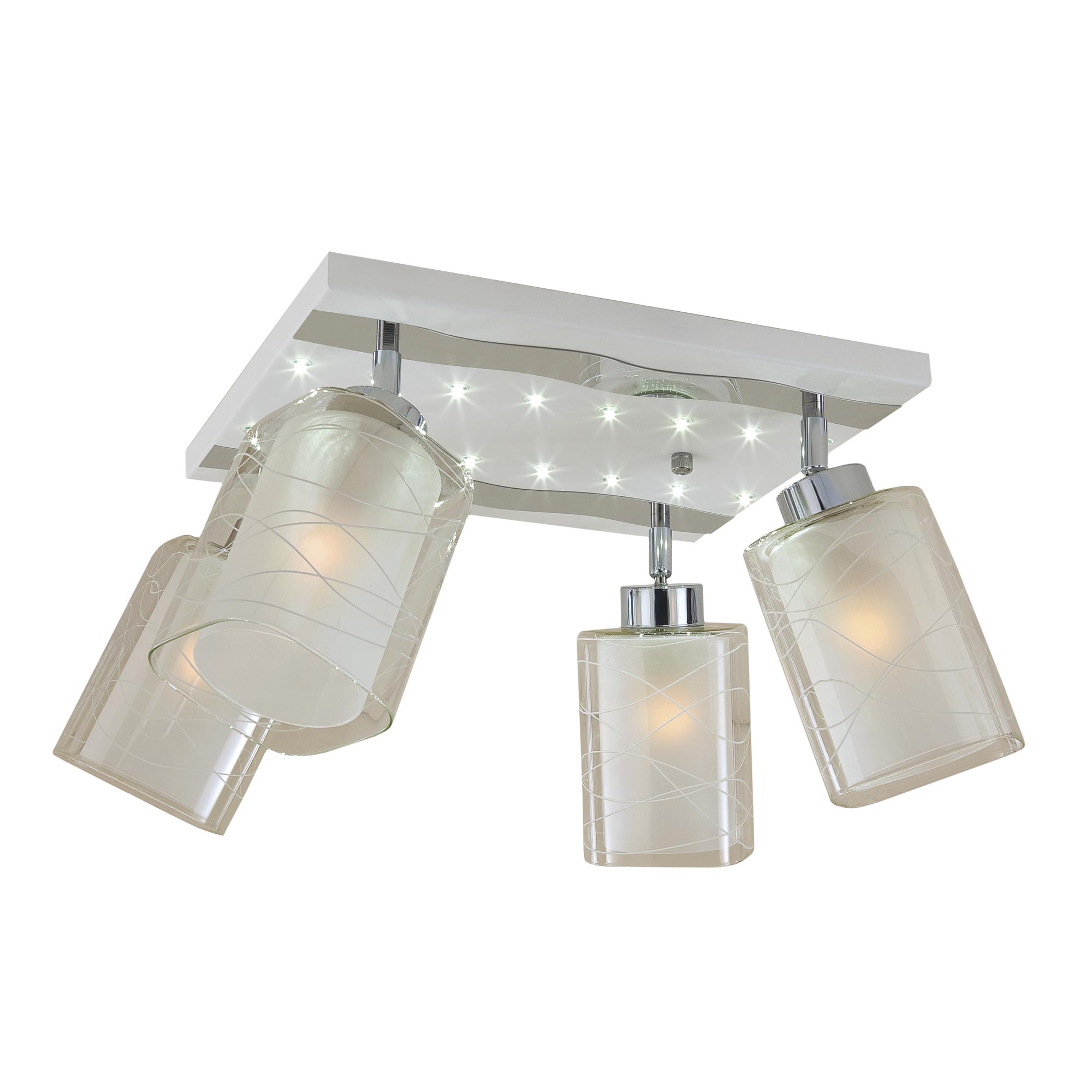 фото Люстра потолочная citilux прима cl160241 led white chrome