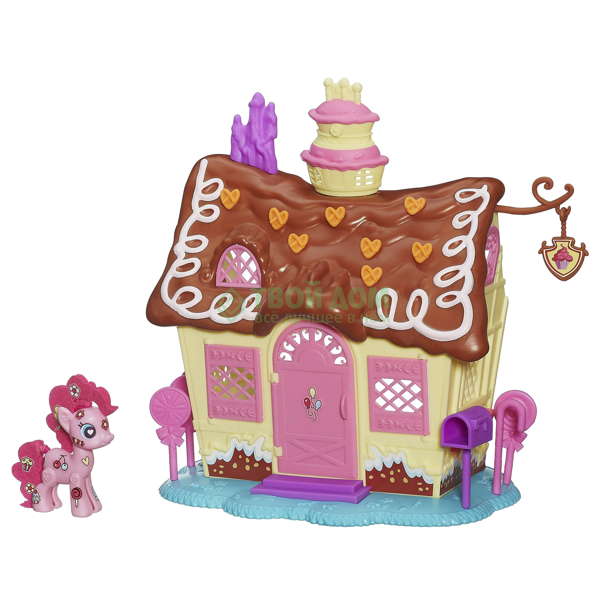 

Игровой набор Hasbro My Little Pony Пряничный домик A8203H (A8203H), Розовый;коричневый