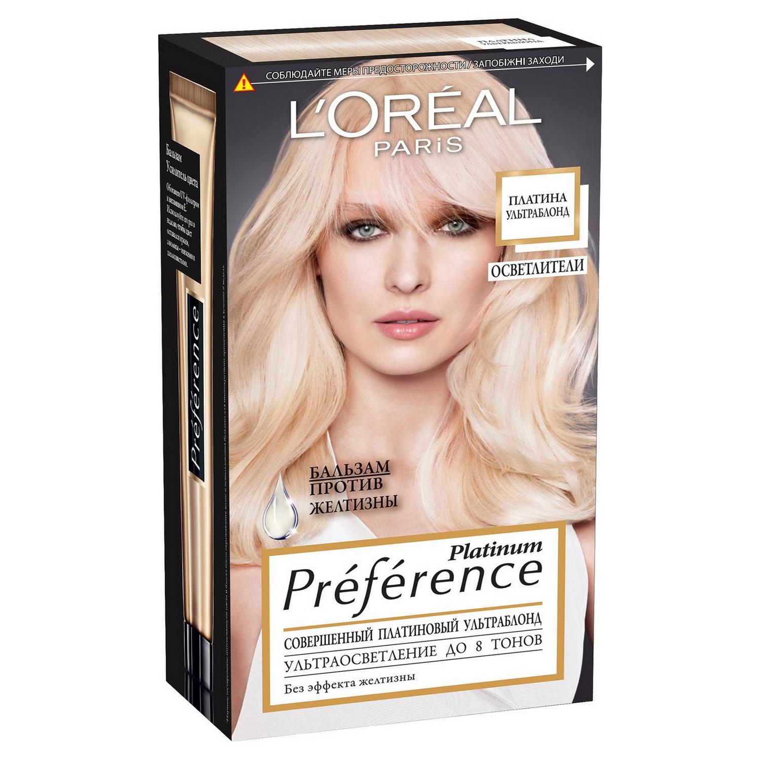 фото Краска l’oreal preference platinum ультраблонд 8 тонов осветления (a6737101) loreal