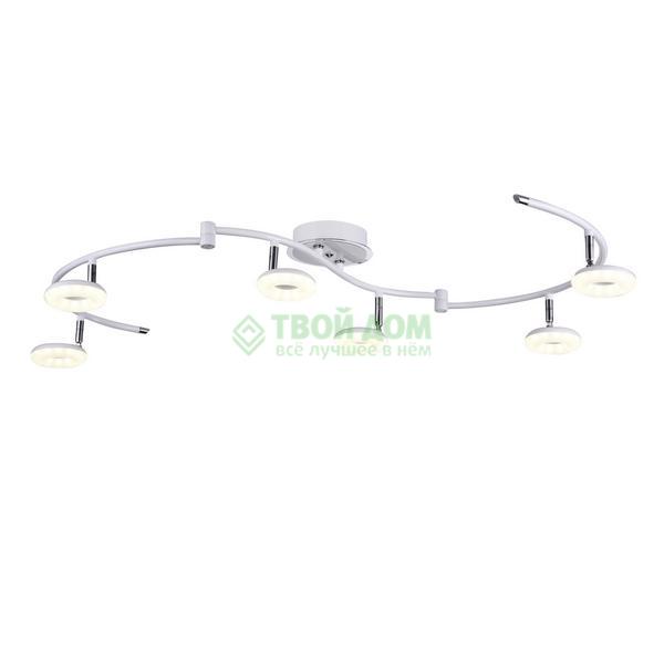 

Потолочный светильник IDLamp 390 (390/6PF-LEDWhitechrome