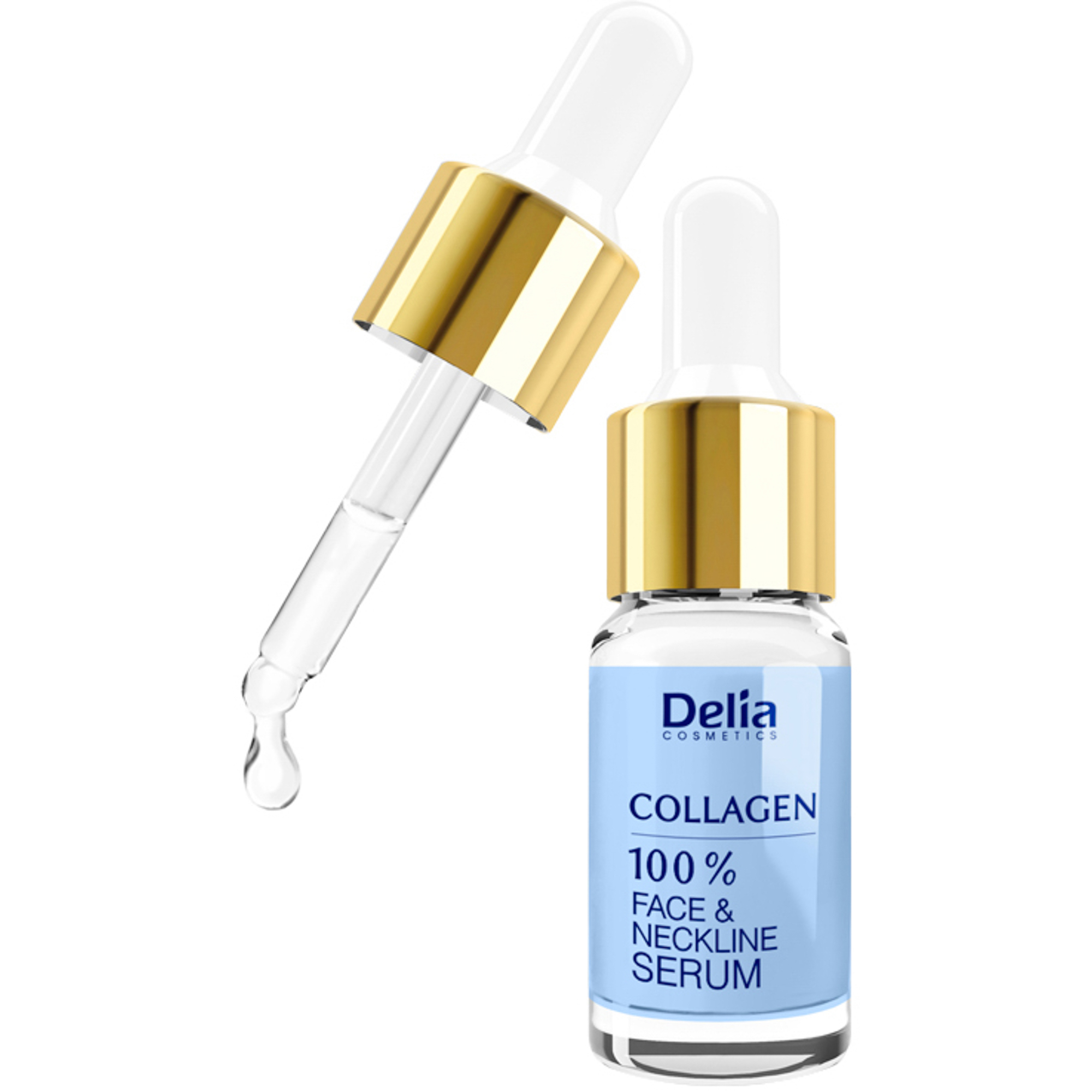 Сыворотка для лица, шеи и декольте Delia cosmetics Collagen от морщин увлажняющая интенсивная терапия 10 мл 6561-674 - фото 2