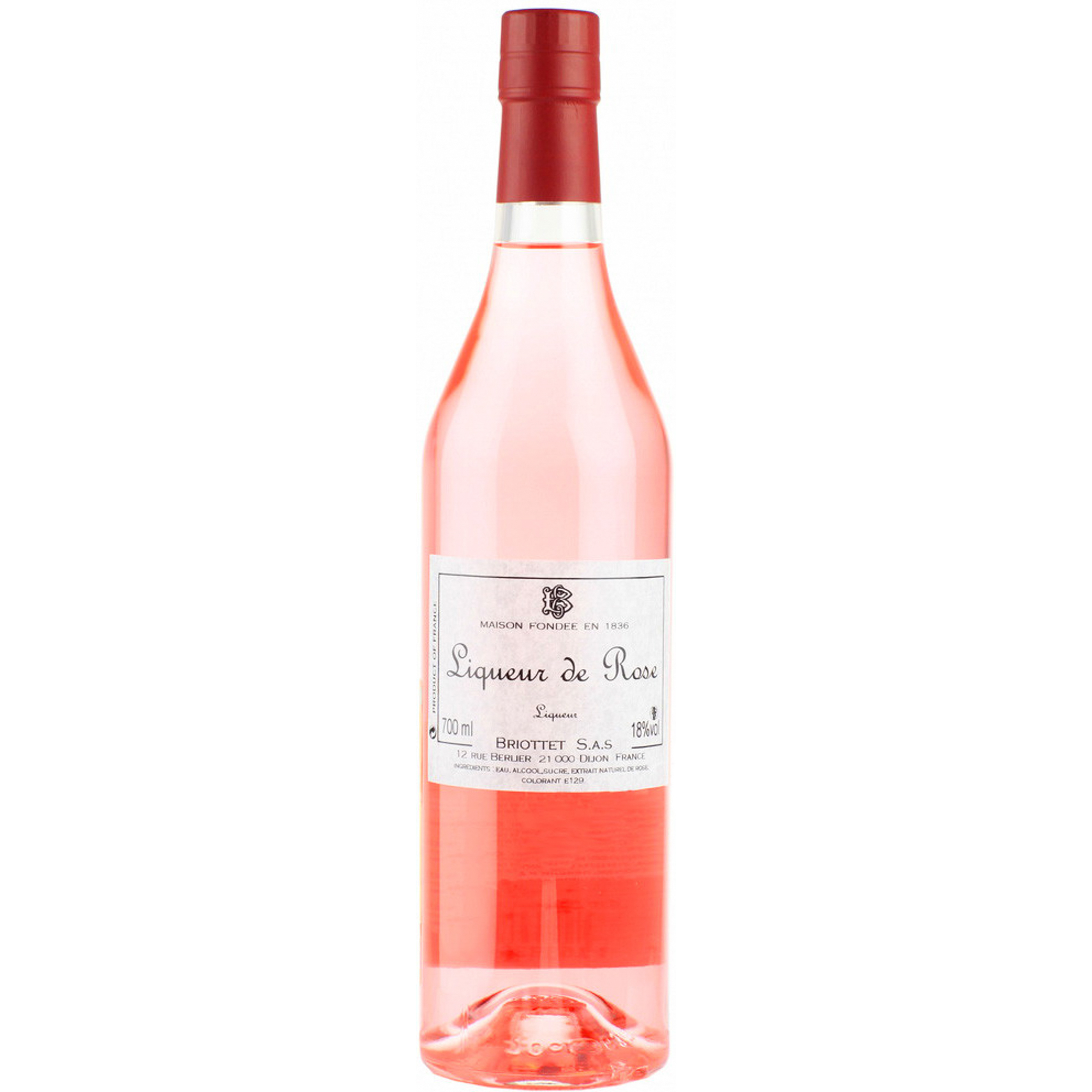 

Ликер Maison Briottet Liqueur de Rose 0,7 л, Ликер манящего нежного розового цвета.