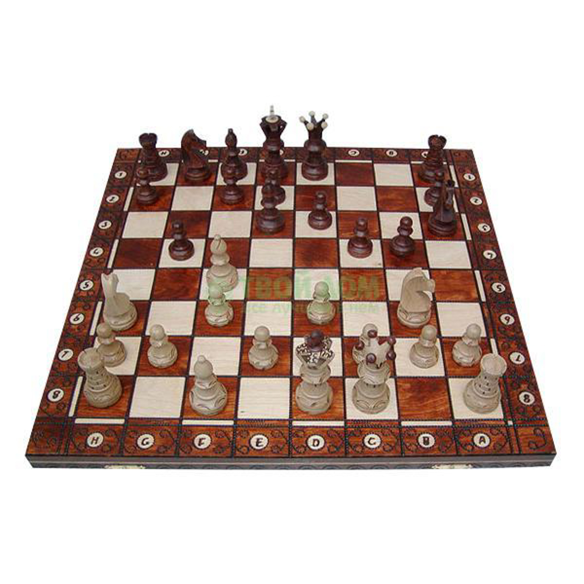 фото Игра шахматы амбассадор -54х27х6см дерево