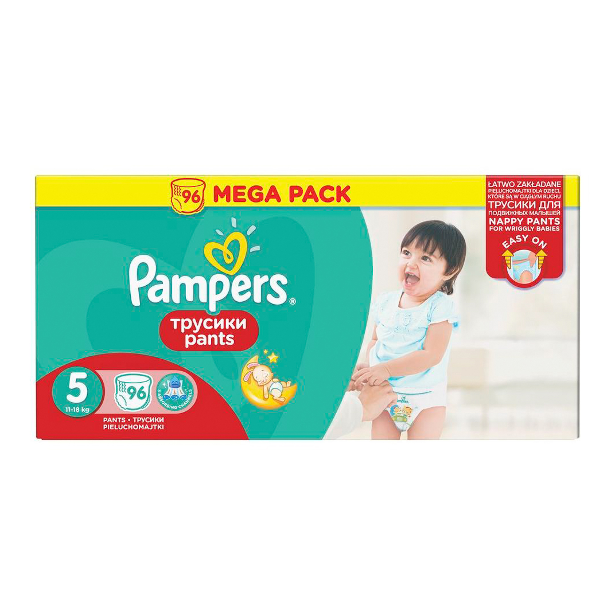 фото Подгузники-трусики pampers junior 12-18кг 96шт