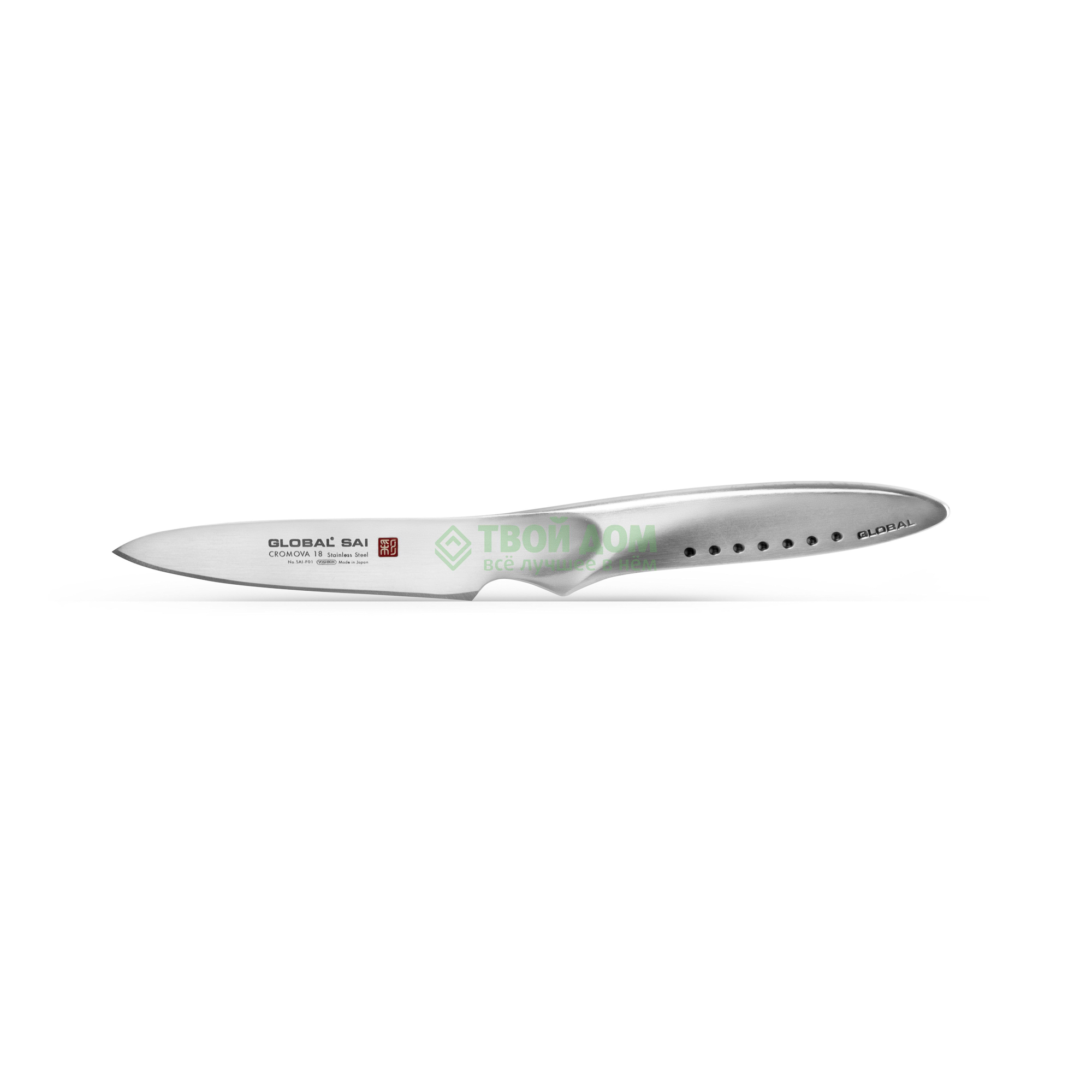 Нож поварской Global sai 14 cm w/hamm (SAI-M01), цвет серебристый - фото 1