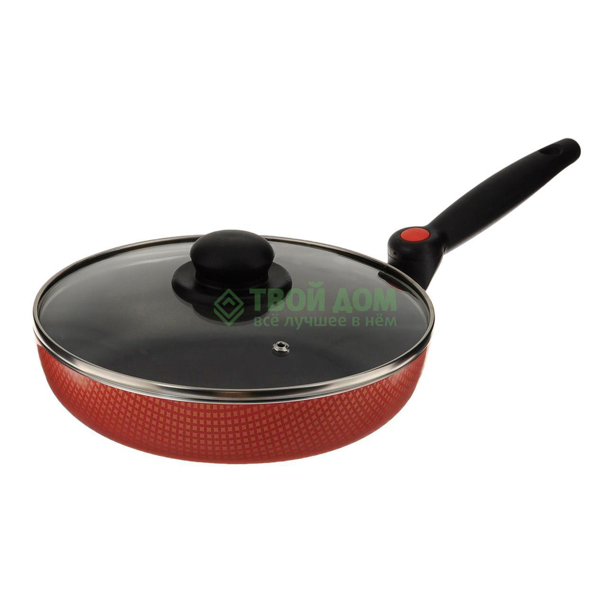 

Сковорода Jarko Sangria Сковорода со стеклянной крышкой 24 см (JS-124-21), Красный