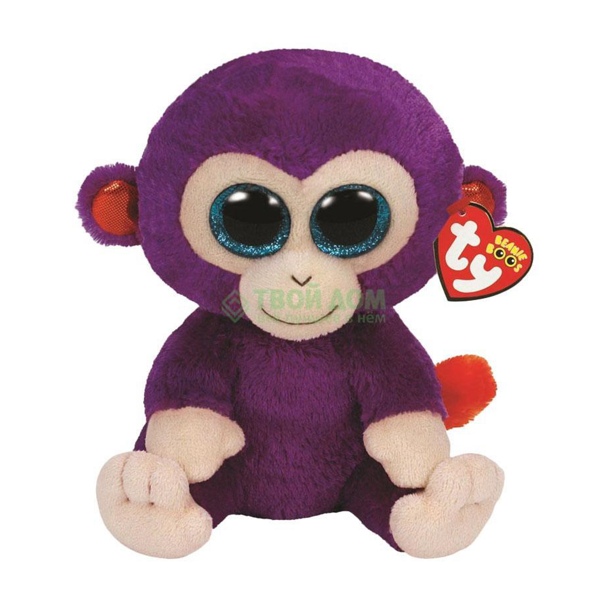 фото Мягкая игрушка ty обезьянка grapes.