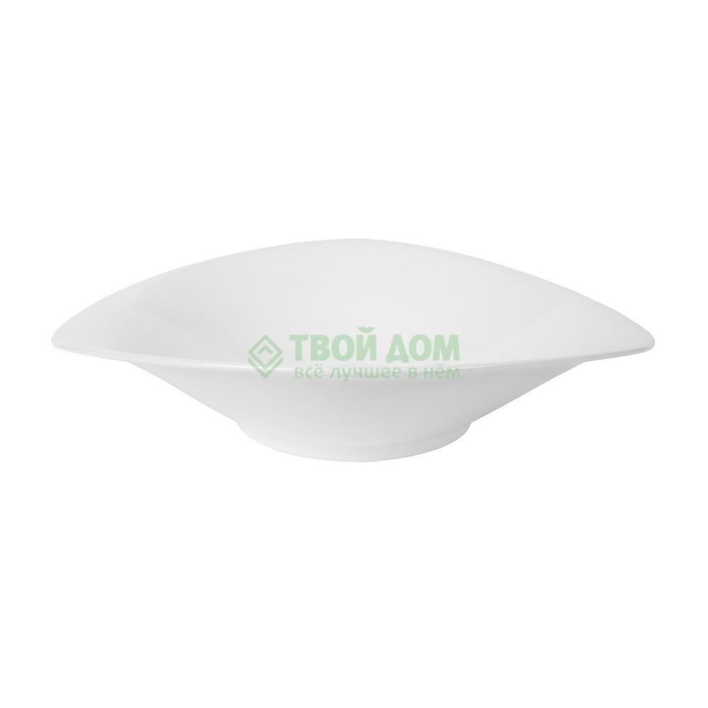 Салатник Cameo Oval Flare 21 х 16.5 см, цвет белый - фото 1