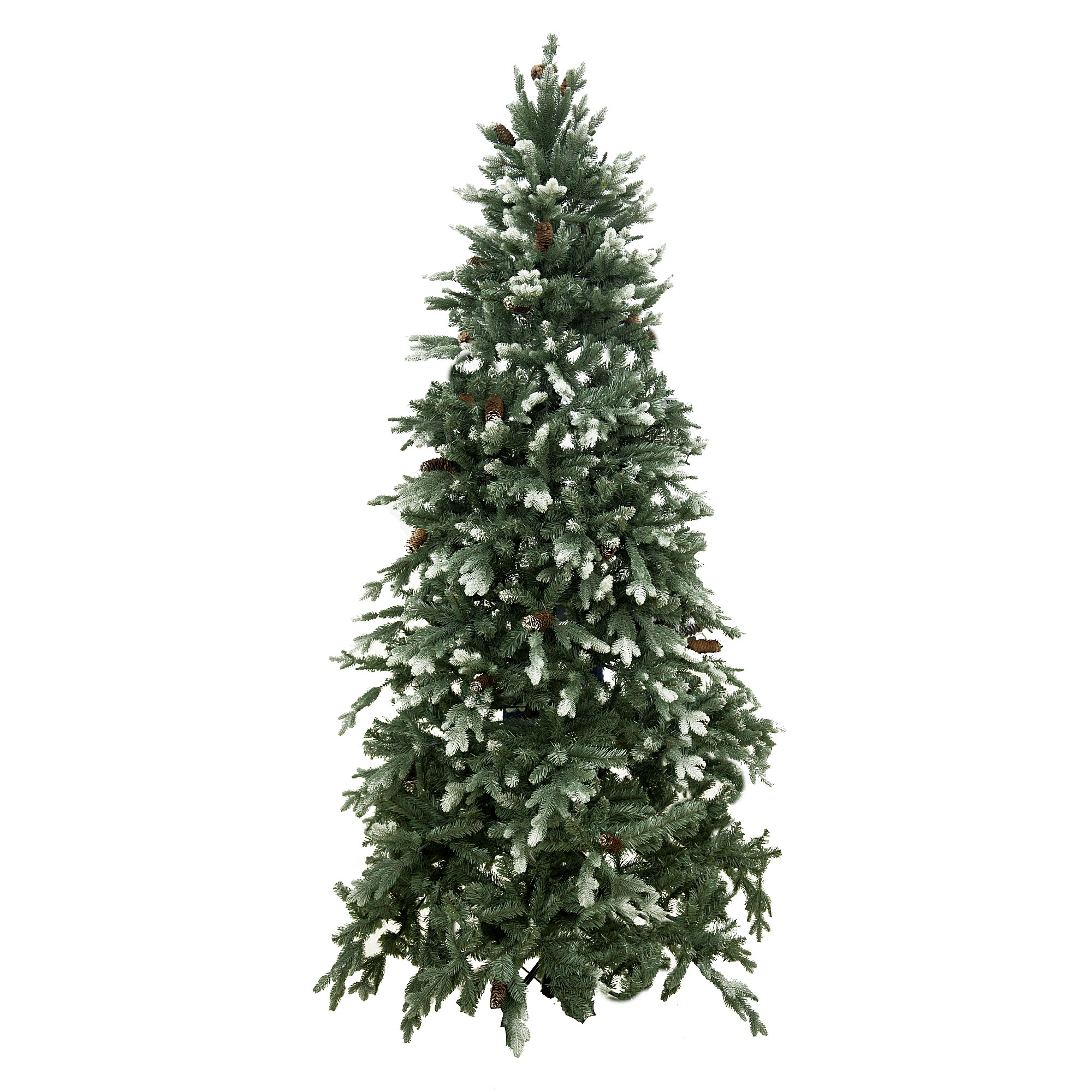 Ель искусственная National Tree с заснеженными шишками Copenhagen Bue Spruce 274 см (PECG3-500-90), цвет зеленый - фото 1