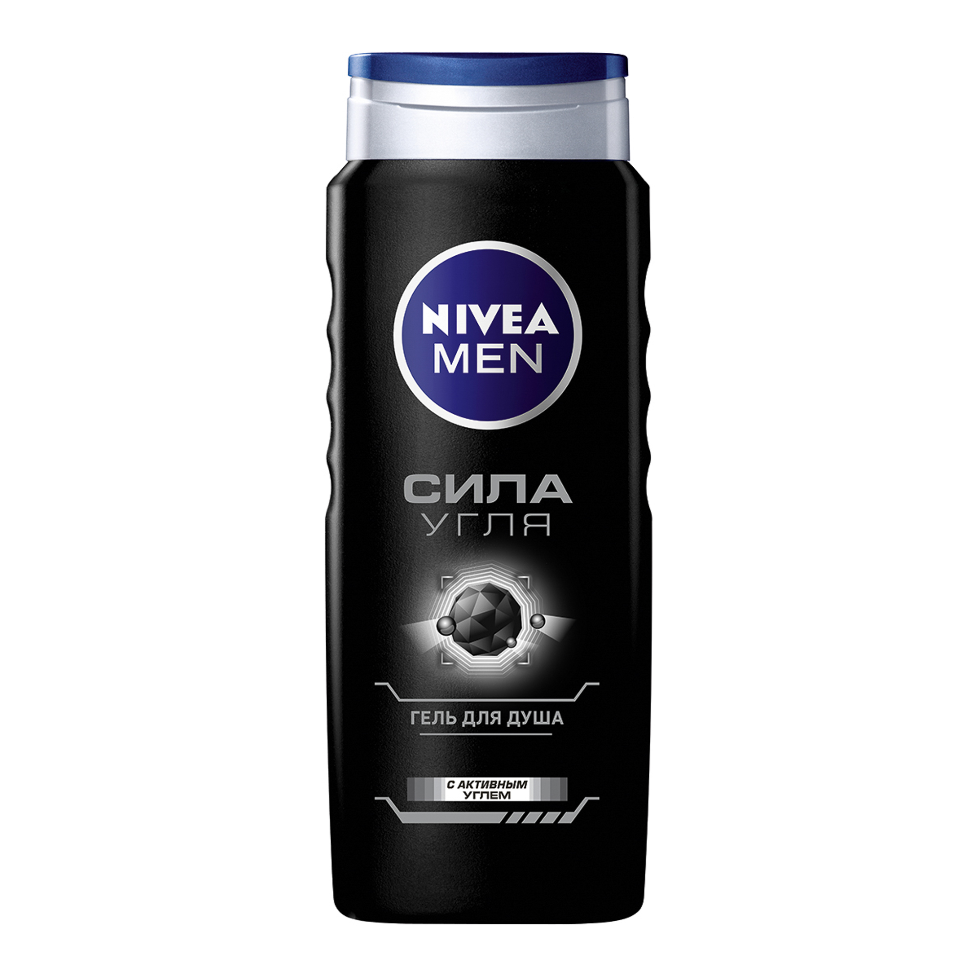 фото Гель для душа сила угля 500 мл nivea