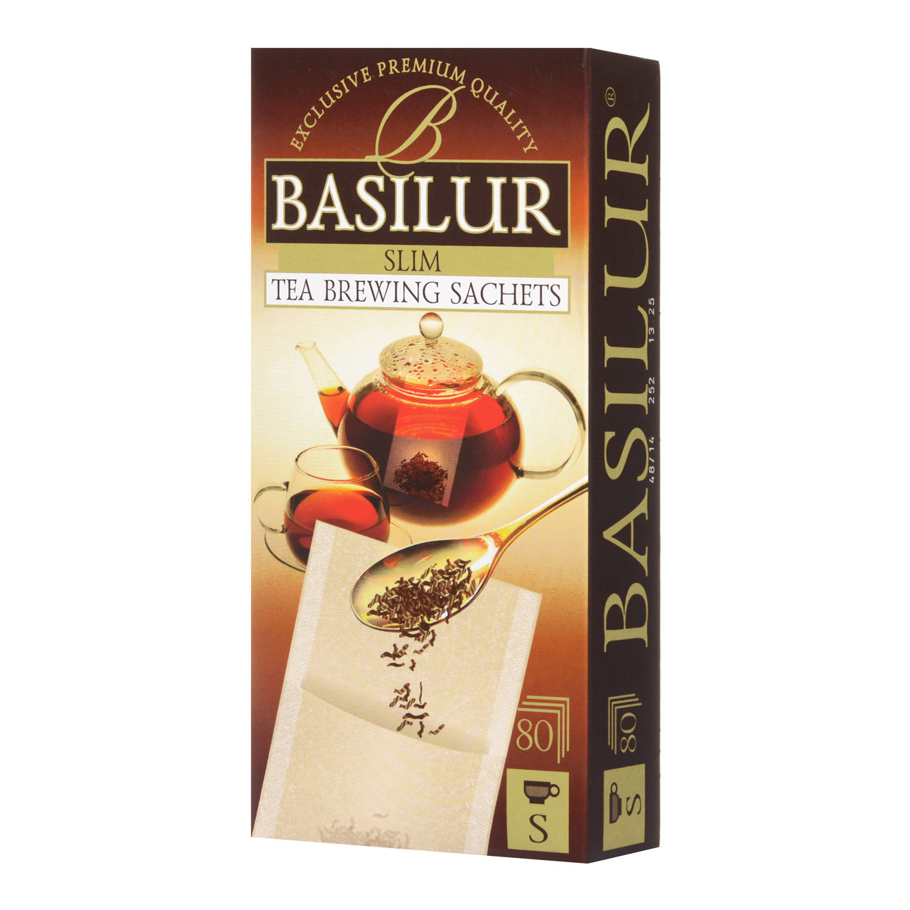 фото Одноразовый фильтр-пакет basilur для заваривания листового чая (размер s) 80 шт