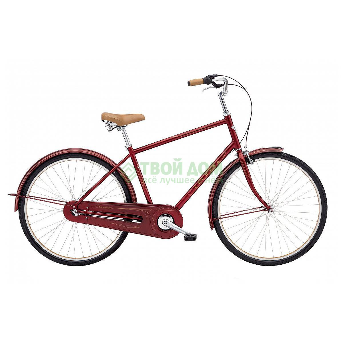 фото Велосипед electra bicycle amsterdam original 3i dark red metallic (191064)
