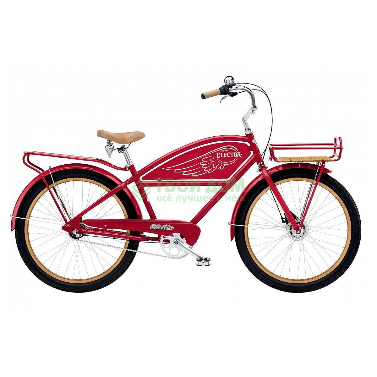 фото Велосипед electra bicycle cruiser delivery 3i red (244154)