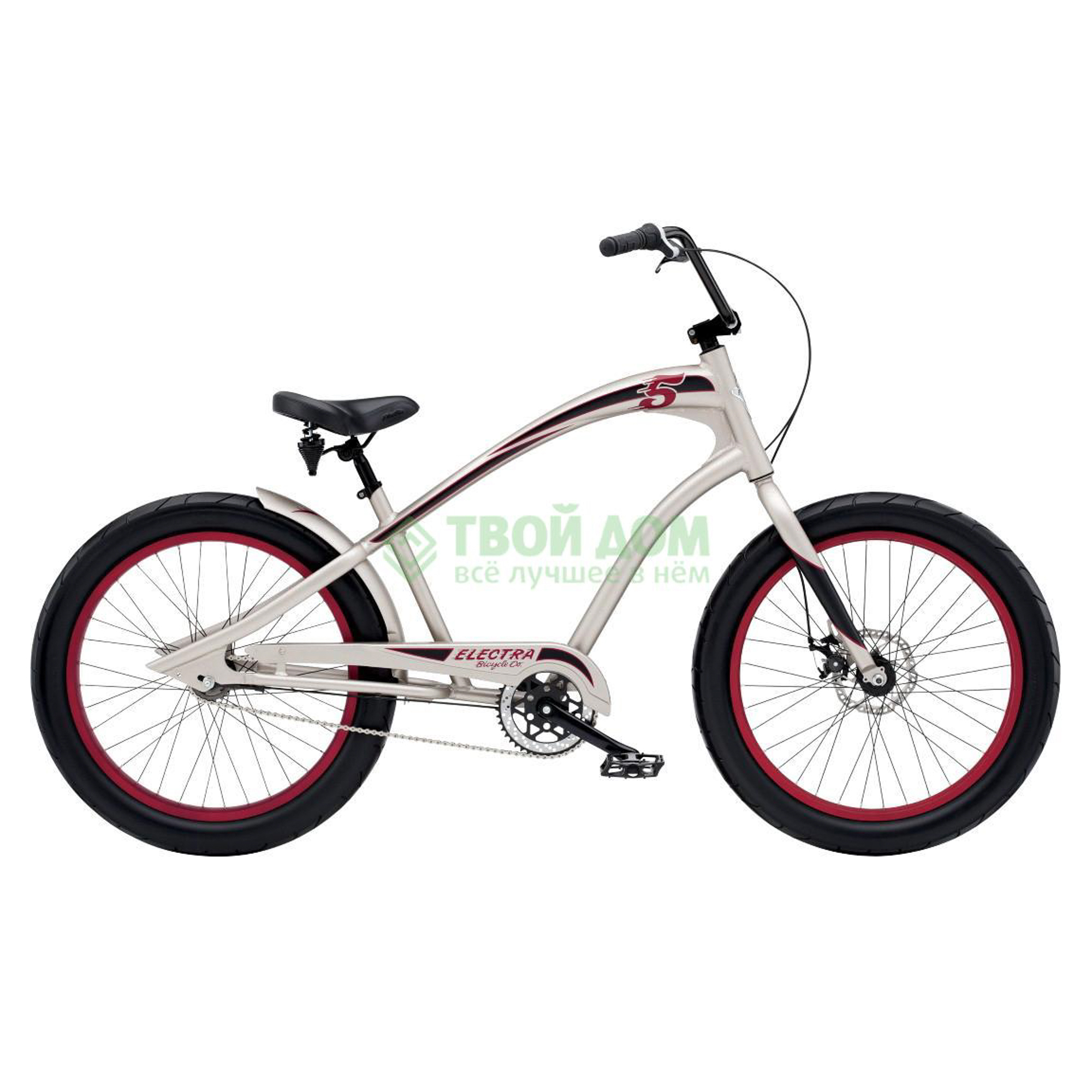 фото Велосипед electra bicycle comp fast 5 3i disc matte titanium