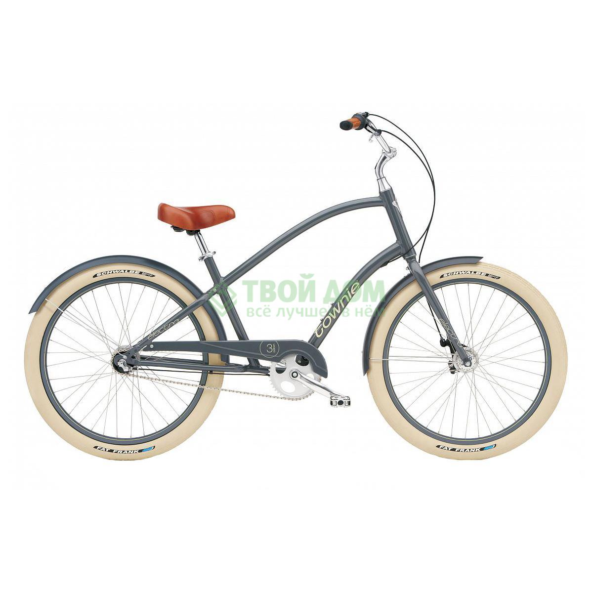 фото Велосипед electra bicycle townie balloon 3i slate (285001)