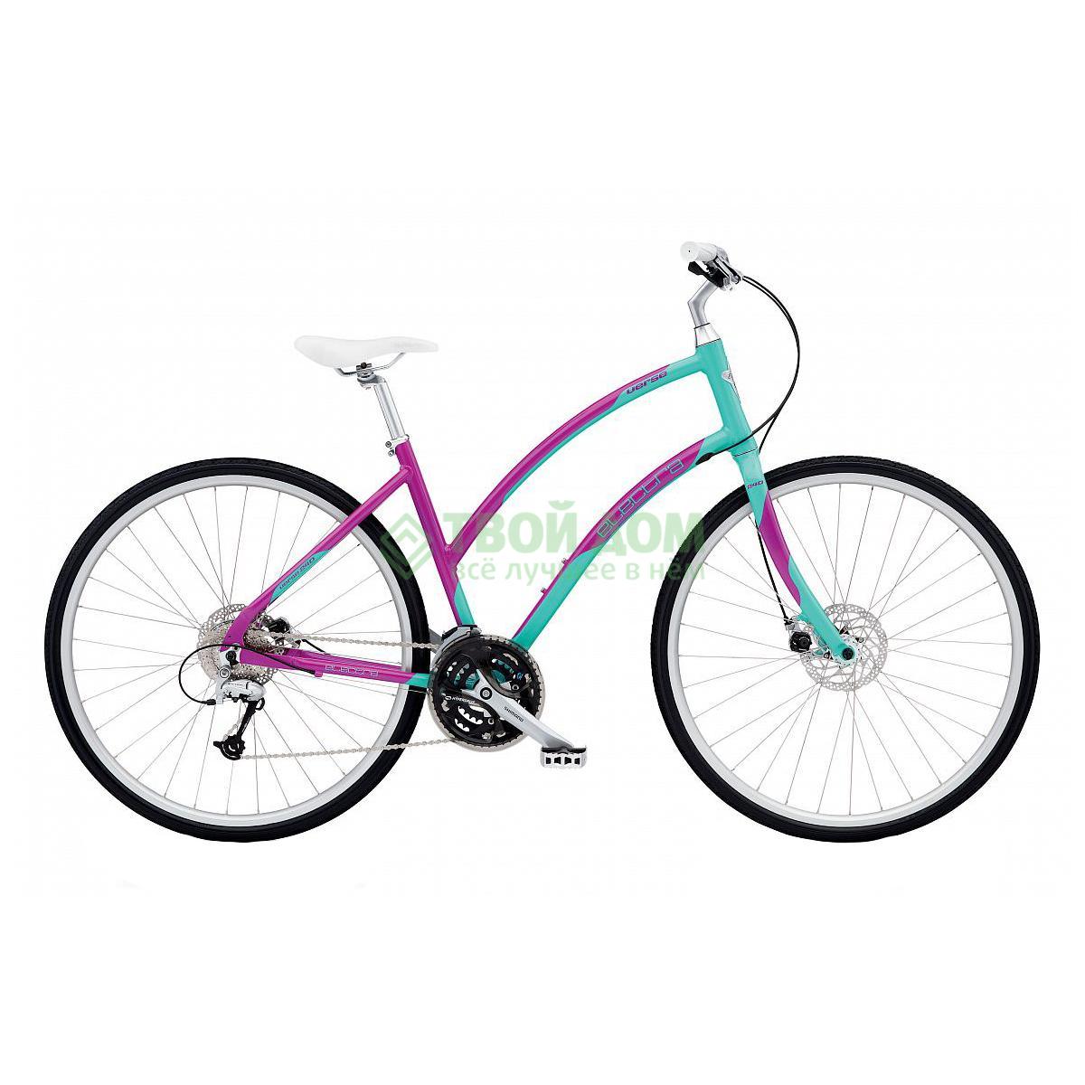 фото Велосипед electra bicycle verse 24d disc ladies magenta-aquamarine (295185)