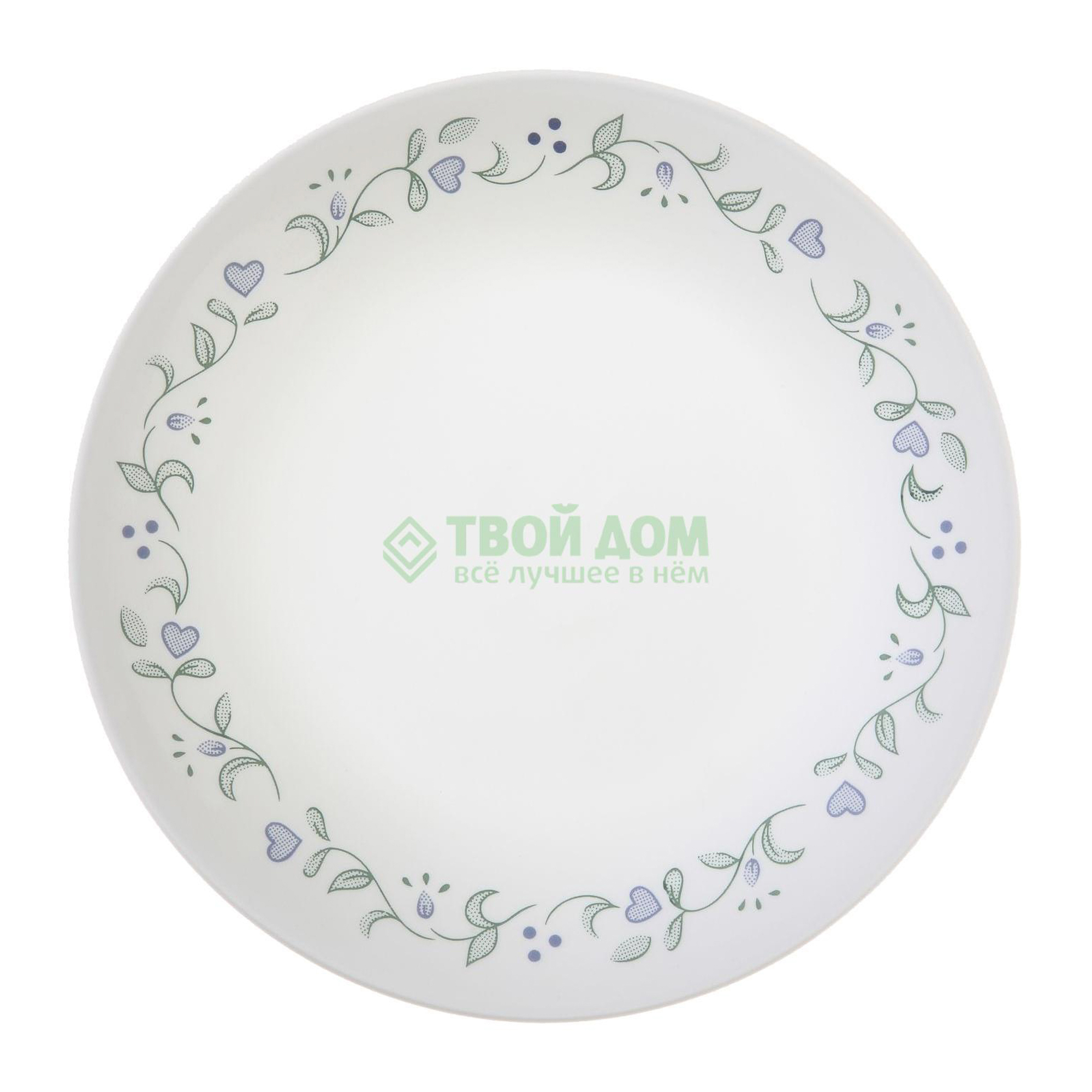 Тарелка закусочная Corelle 22 см, цвет голубой - фото 1