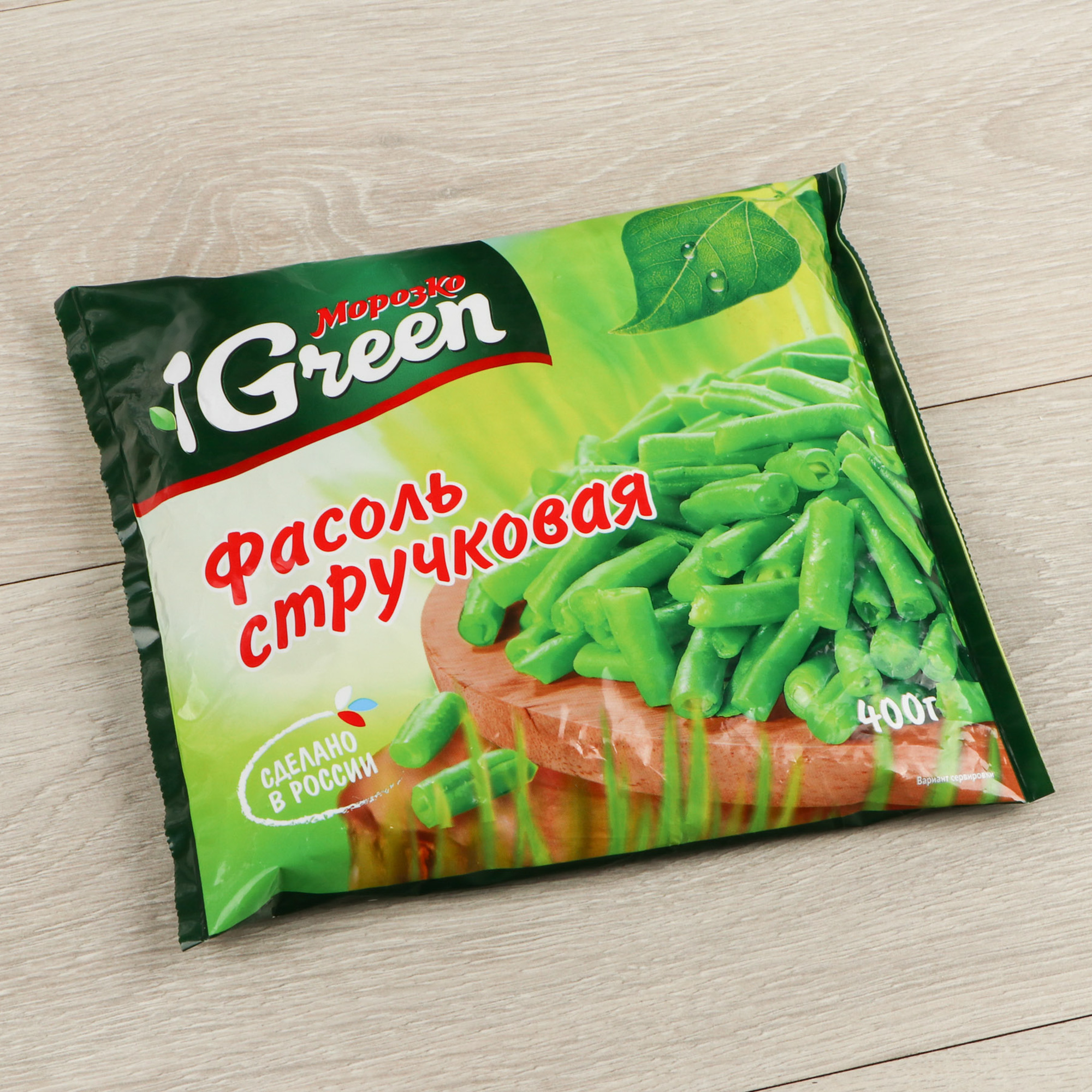 фото Фасоль стручковая морозко green 400 г