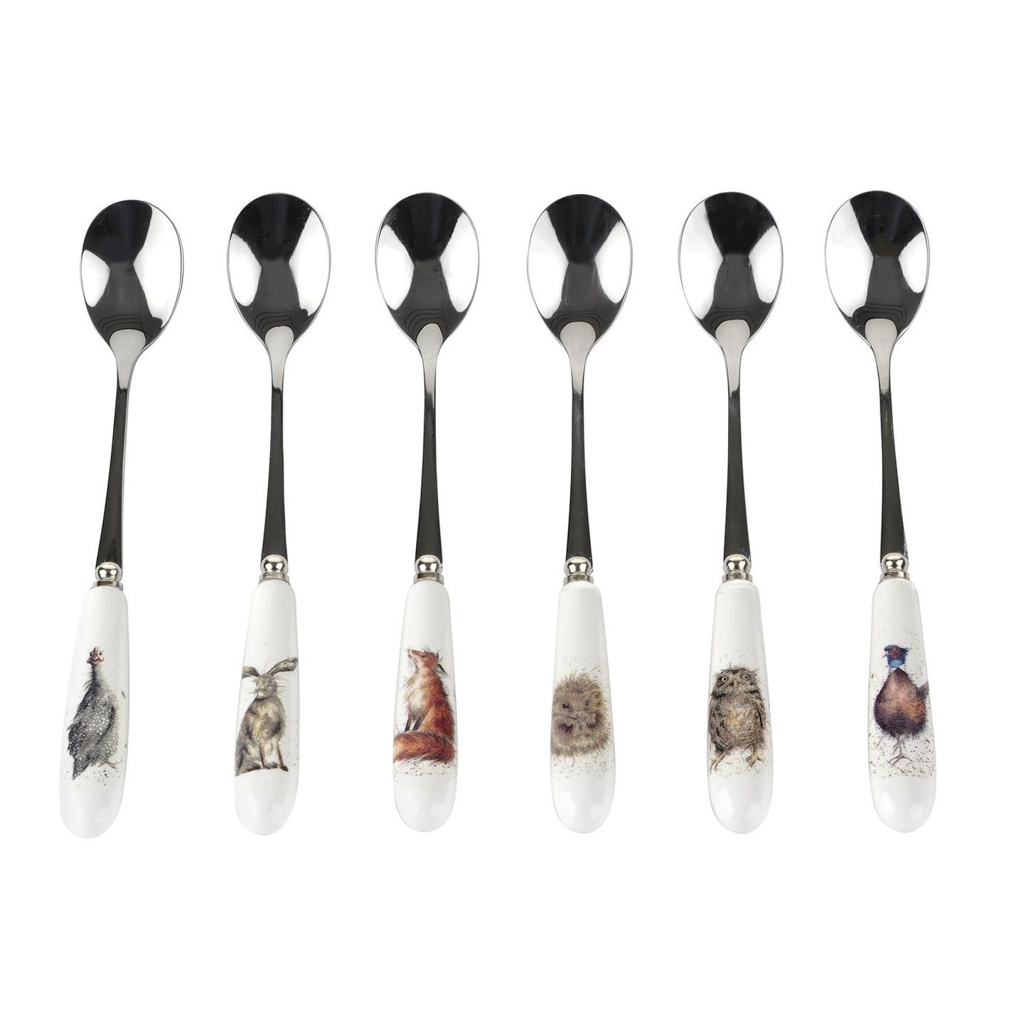 Набор чайных ложек. Royal Worcester ложки чайные. Royal Worcester набор чайных ложек. Royal Worcester Wrendale Tea Spoons - Set of 6. Royal Worcester набор столовых приборов забавная фауна.