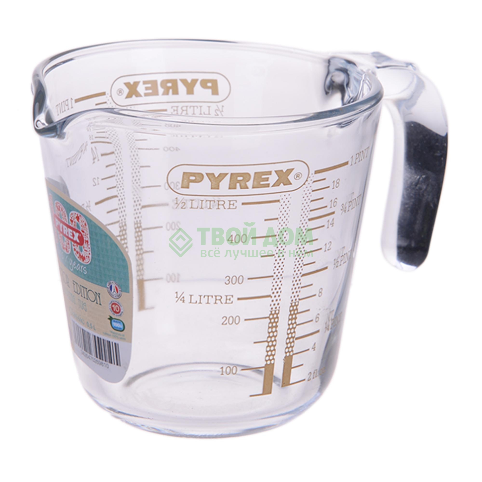 

Кувшин мерный Pyrex 263B00D/CE16, Золотой;прозрачный