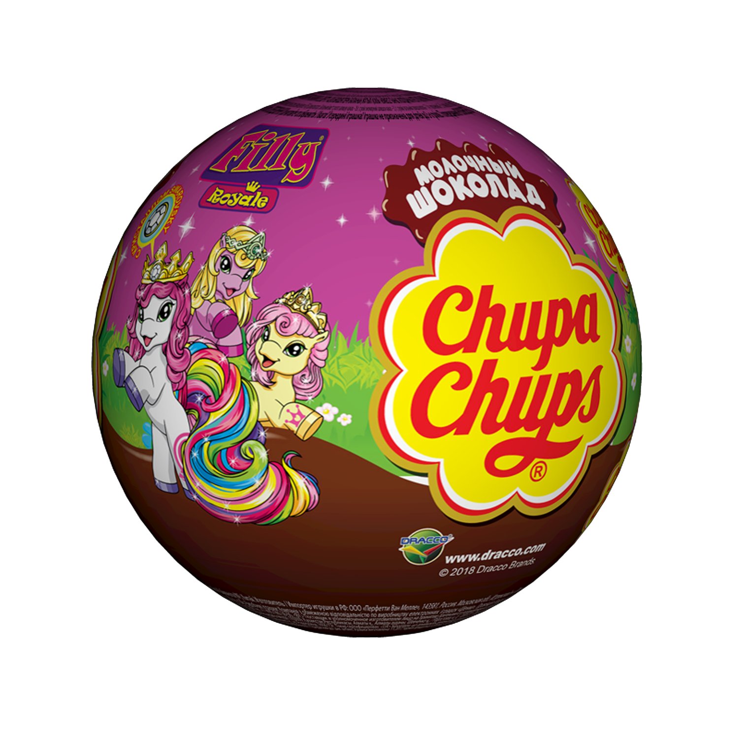 

Шоколадный шар Chupa Chups с игрушкой в ассортименте, 20 г