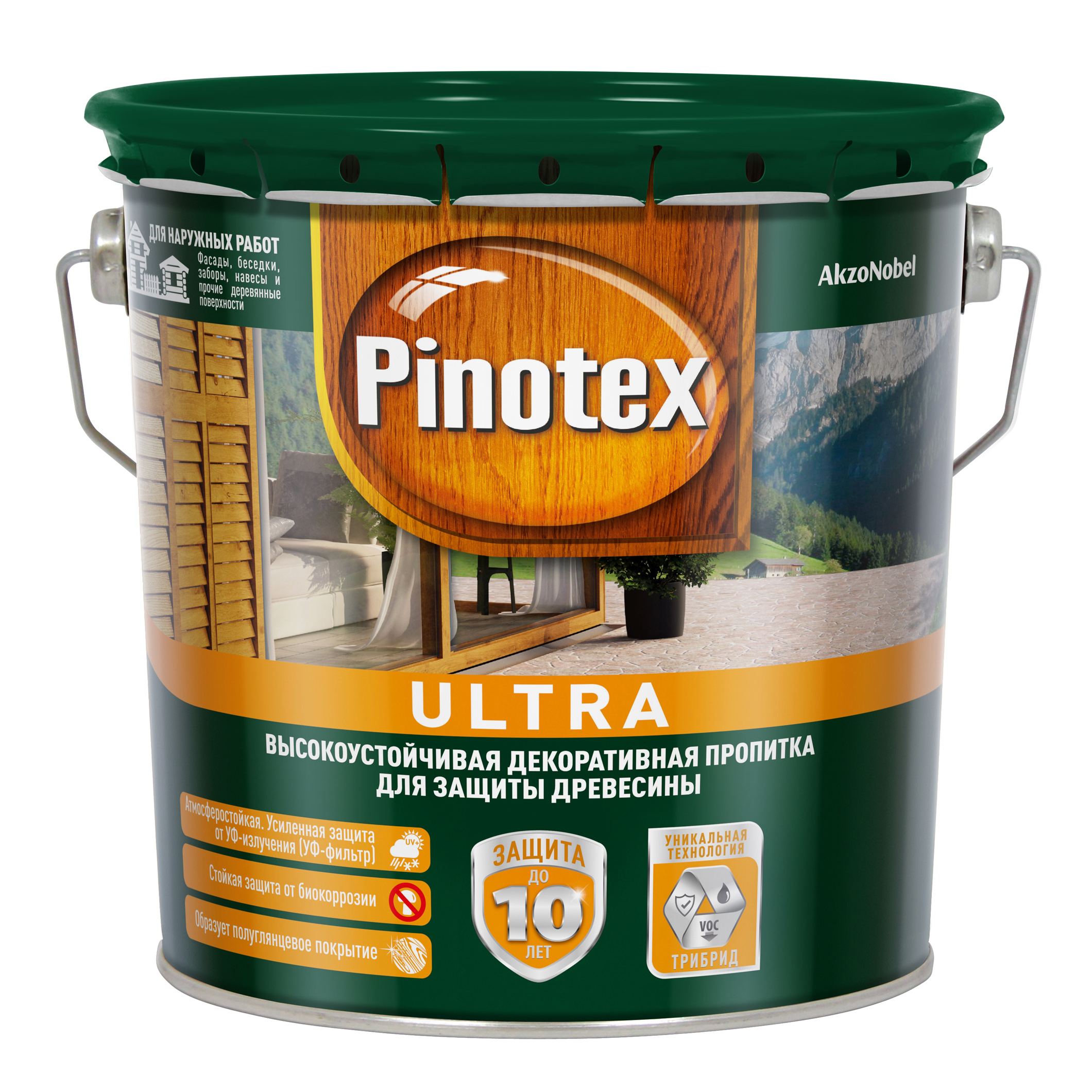 Пропитка Pinotex ultra сосна 3л