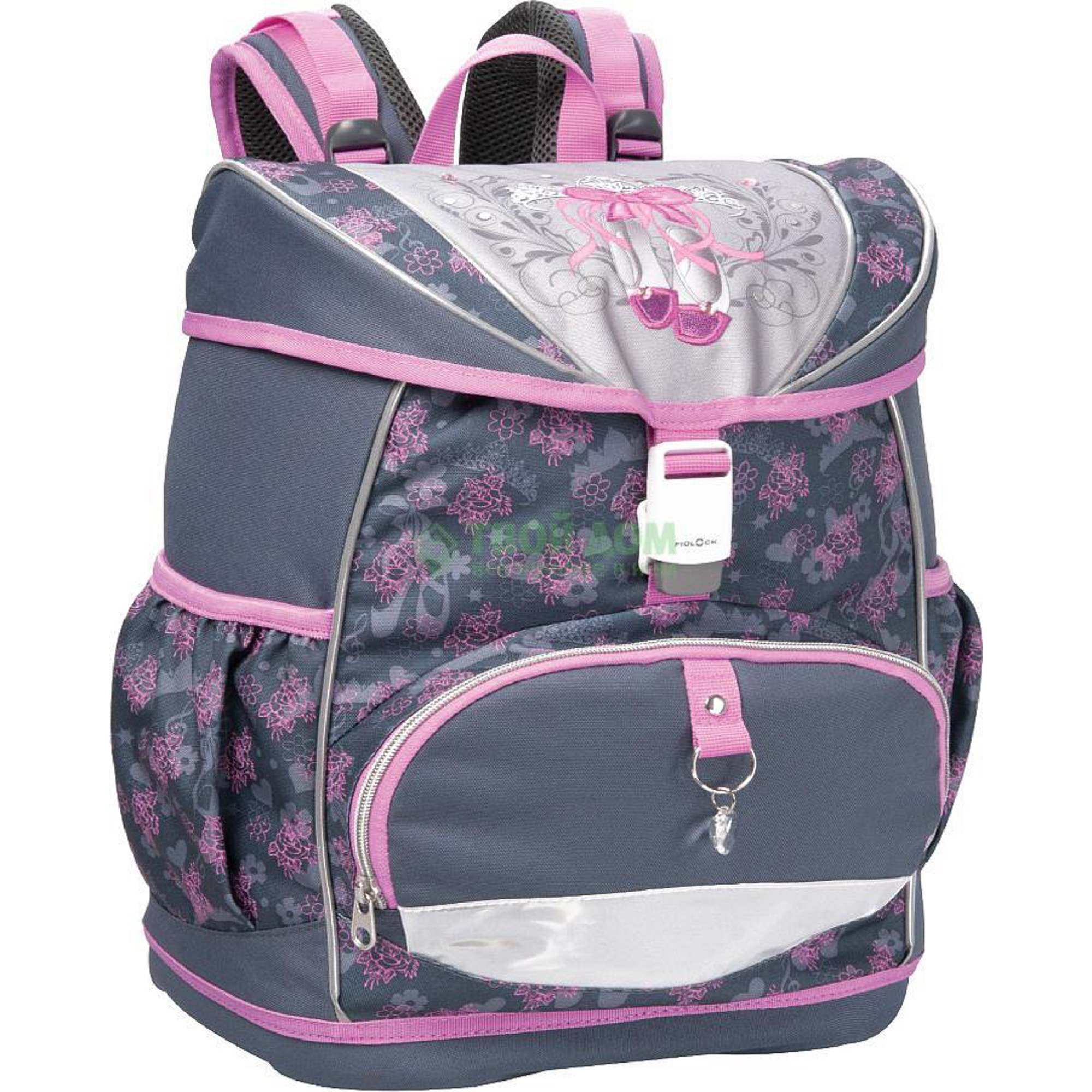 

Ранец школьный Erich krause Ergo-Fly 37460, Розовый;серый