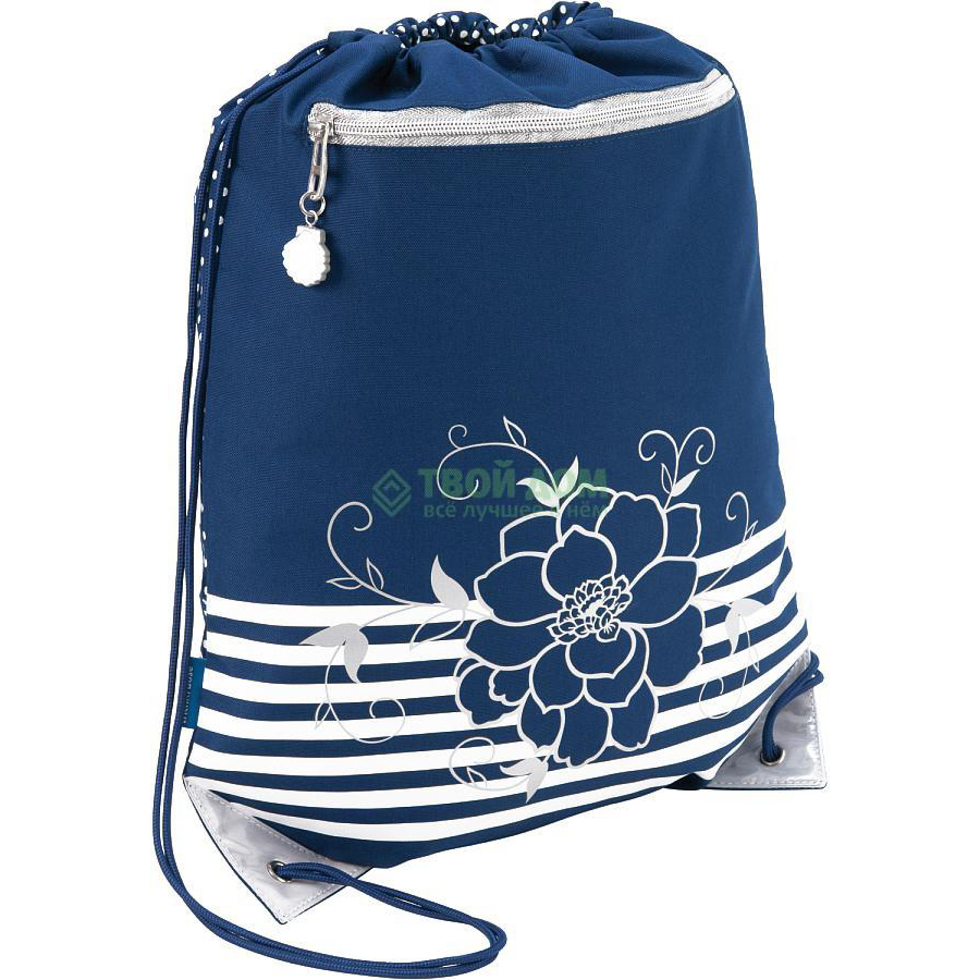 

Сумка для сменки Erich krause 34873, Темно-синий;белый