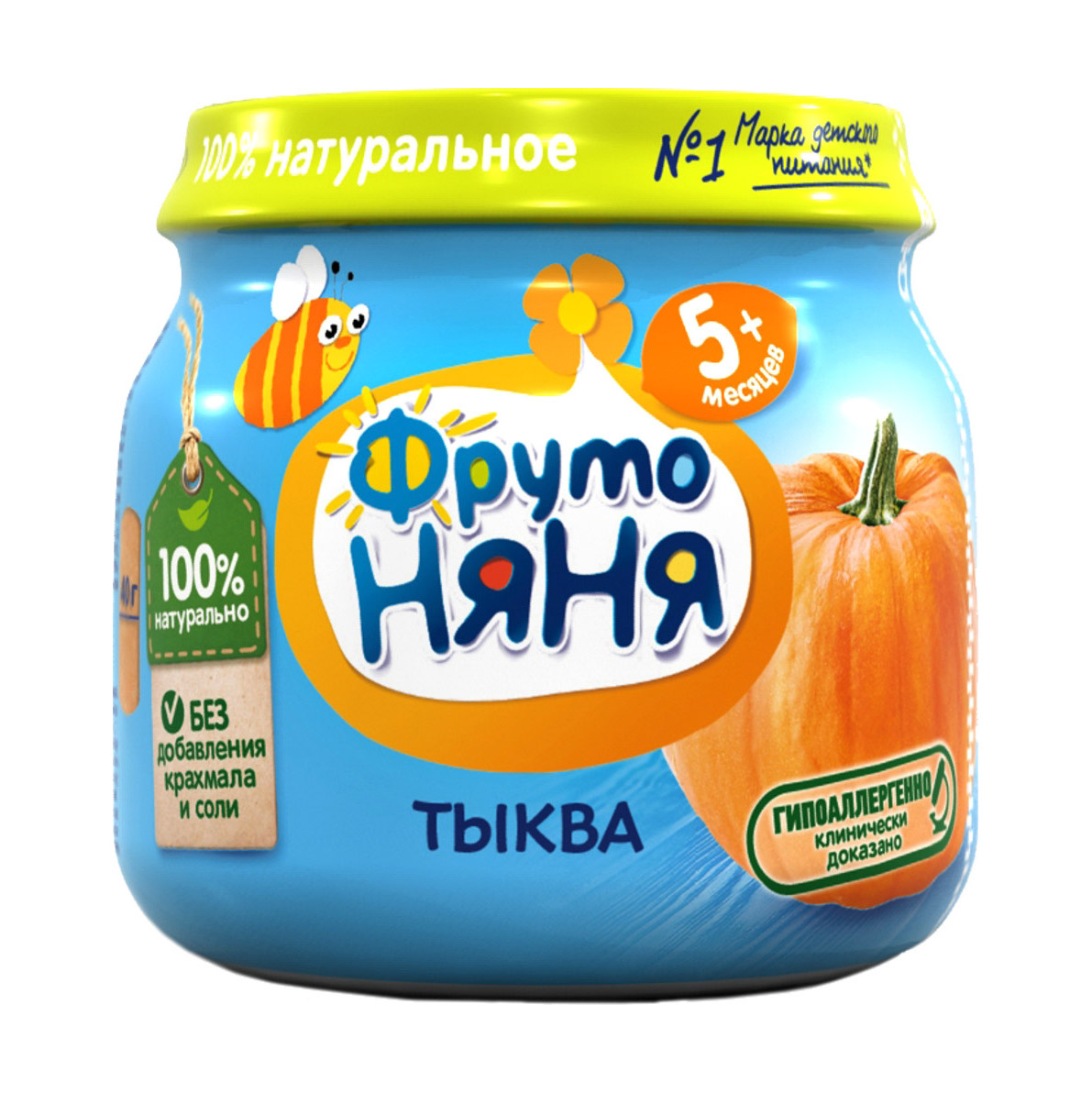 

Пюре овощное ФрутоНяня Тыква 80 г