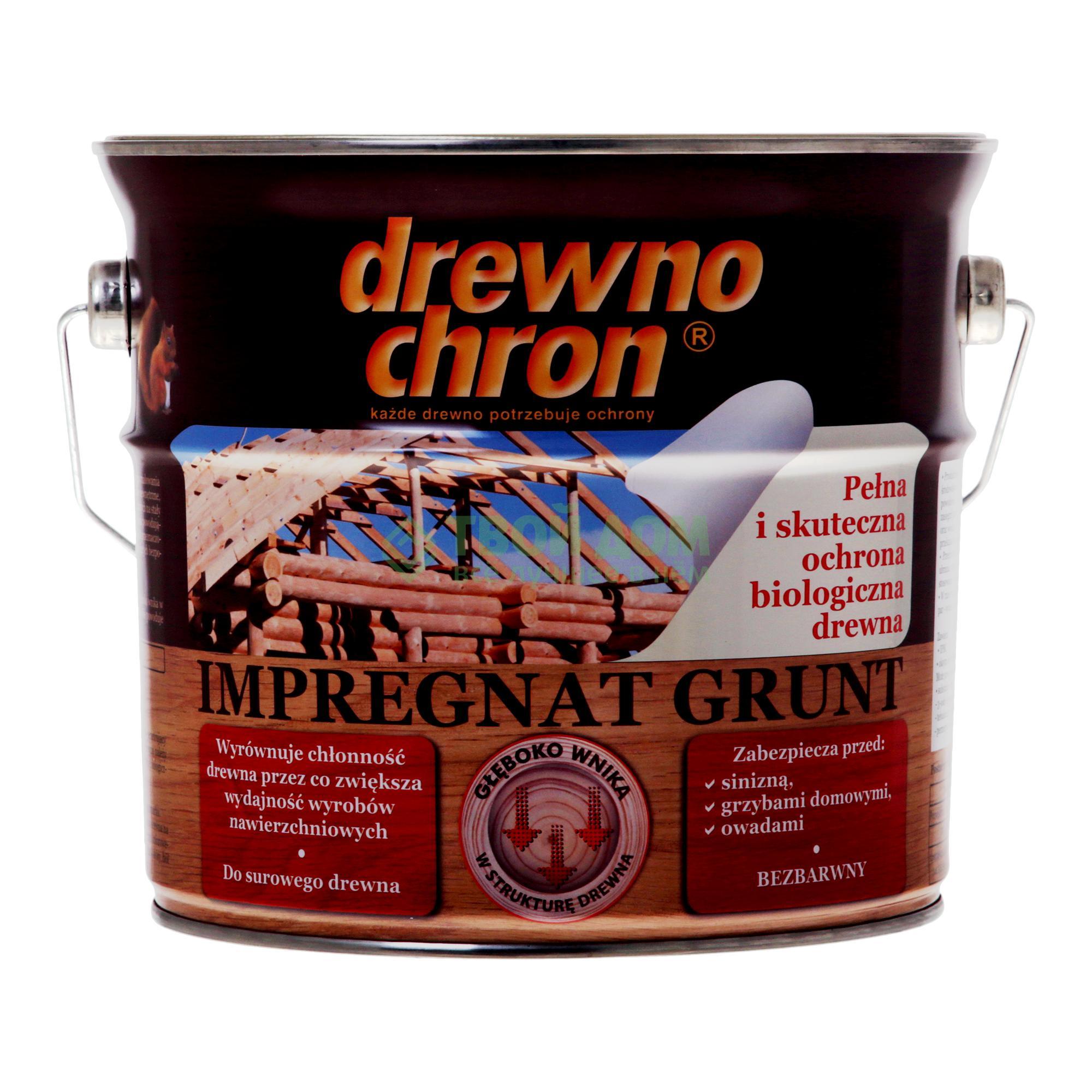 фото Антисептик drewno chron impregnat grunt 2.5л бесцв.