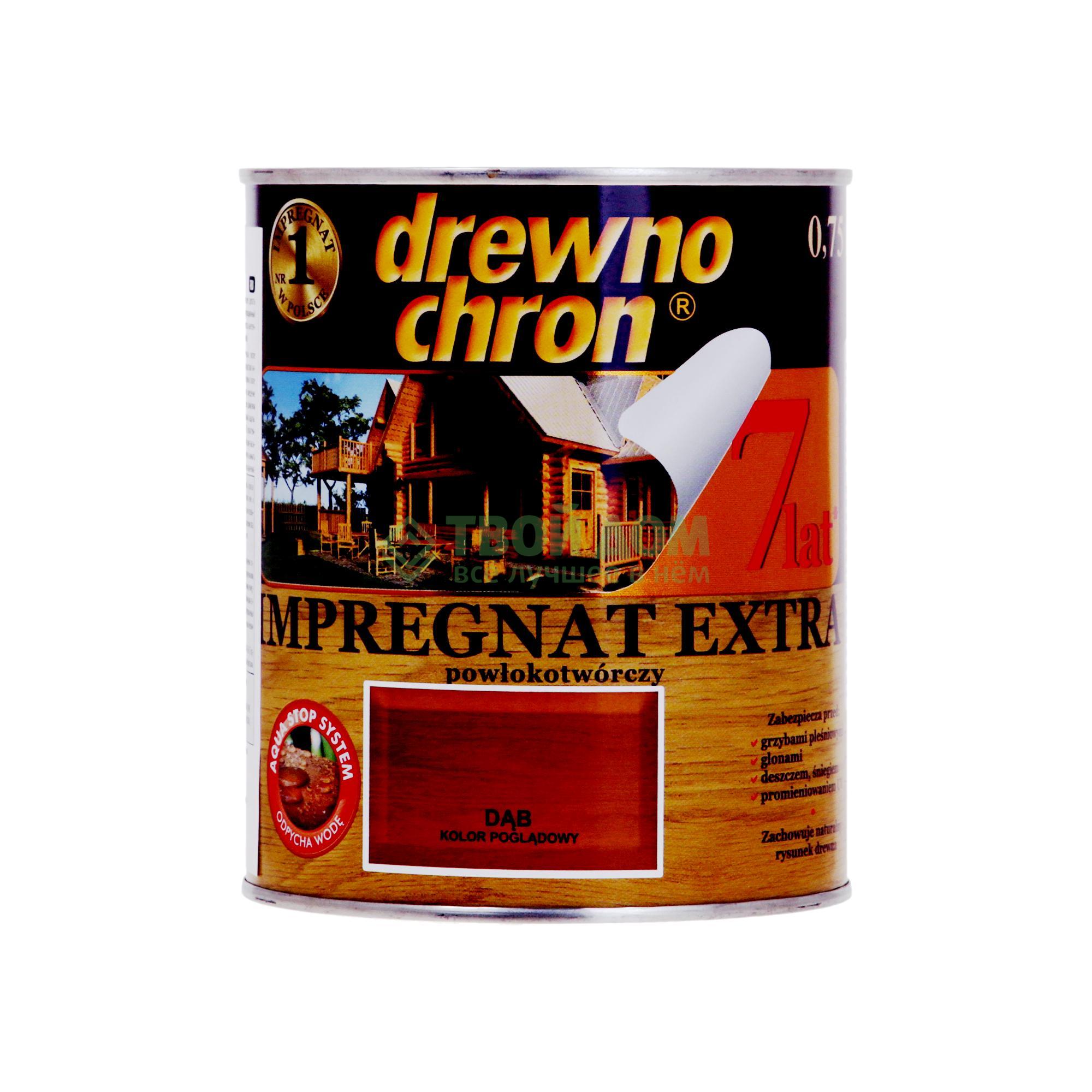 фото Антисептик drewno chron impregnat 0.75 л дуб