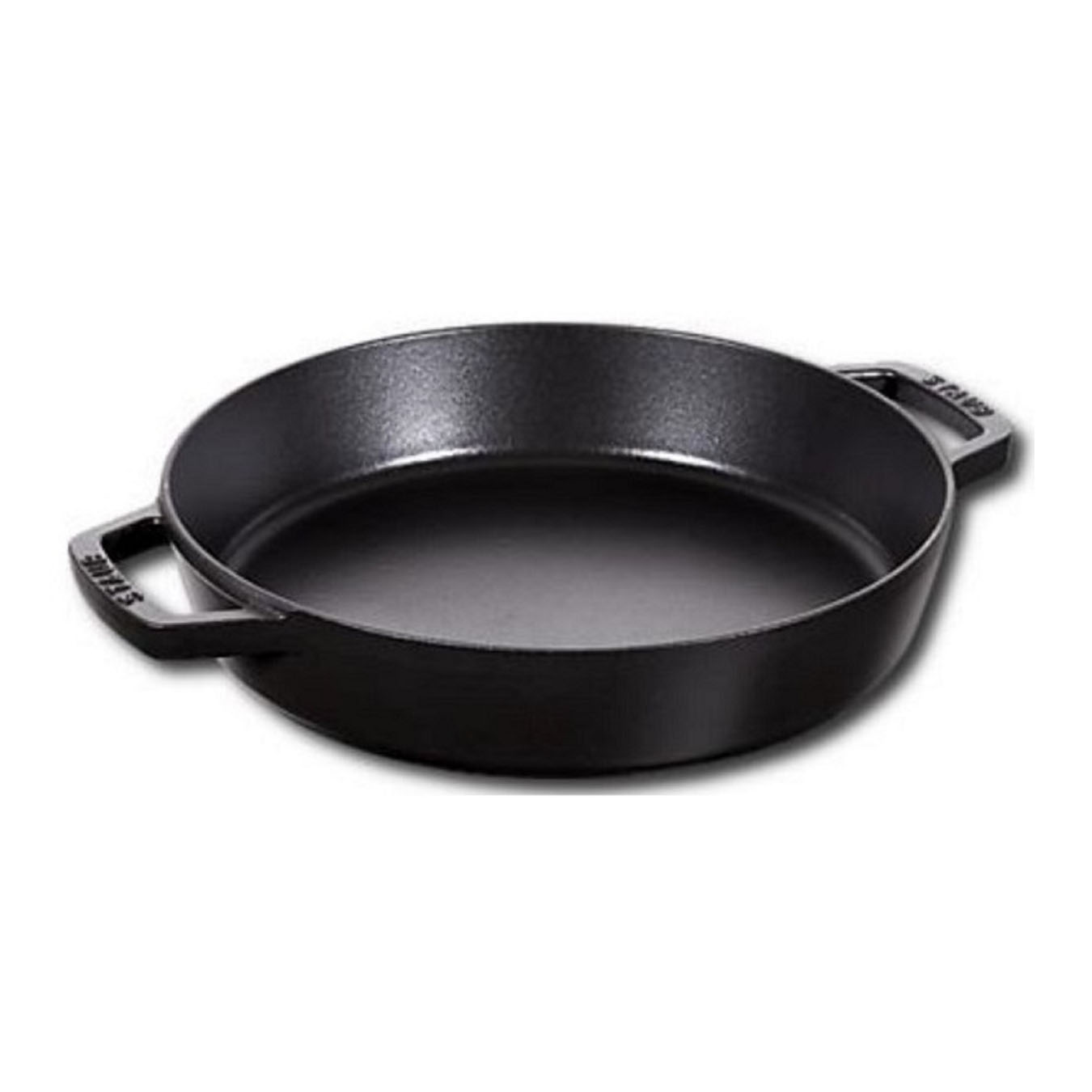 Сковорода-гриль Staub круглая 26 см чёрная, цвет черный - фото 1