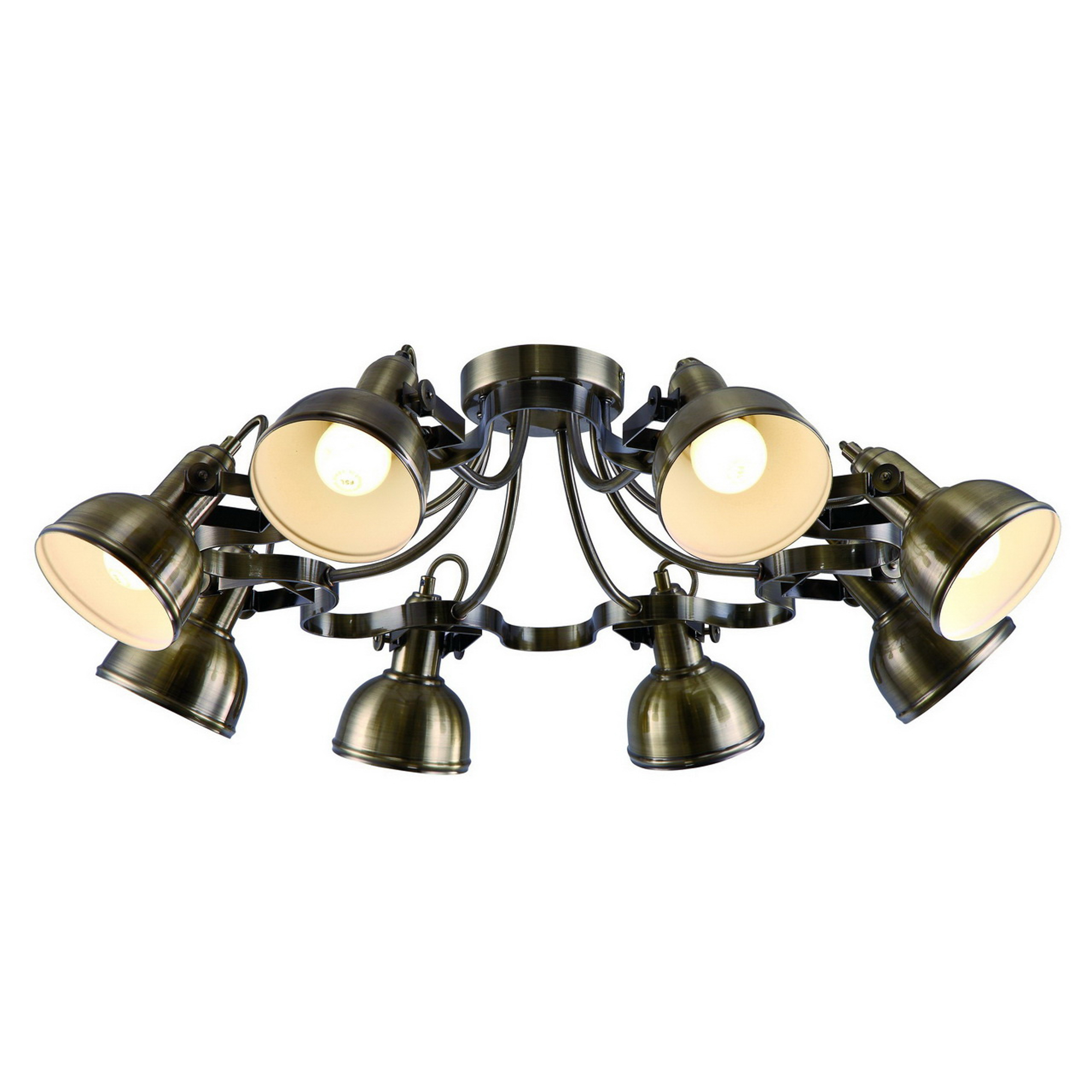 Светильник потолочный Arte Lamp A5216PL-8AB, цвет бронзовый, размер 26х63х63 см - фото 1