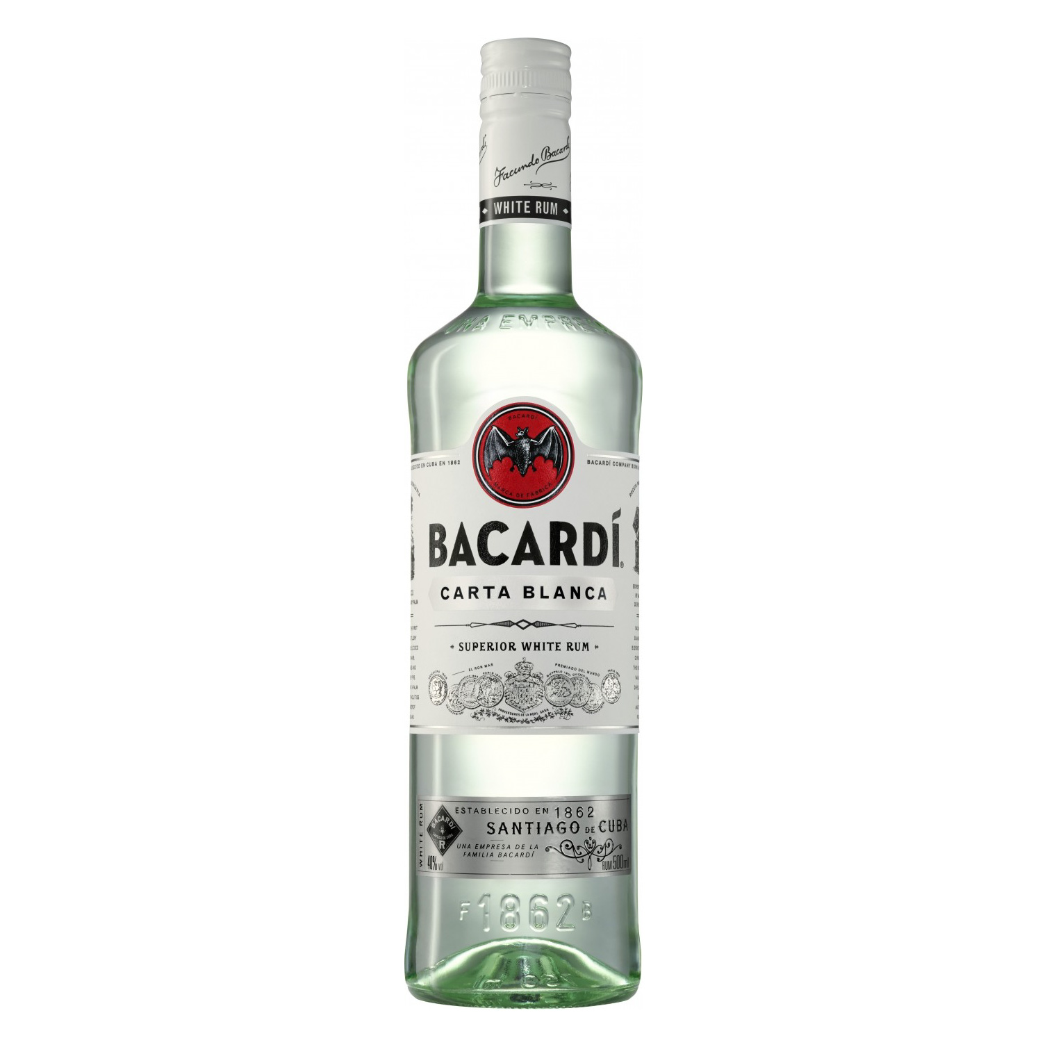 фото Ром bacardi carta blanca 0,5 л