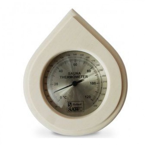 Термометр в форме капли SAWO осина 250-TA