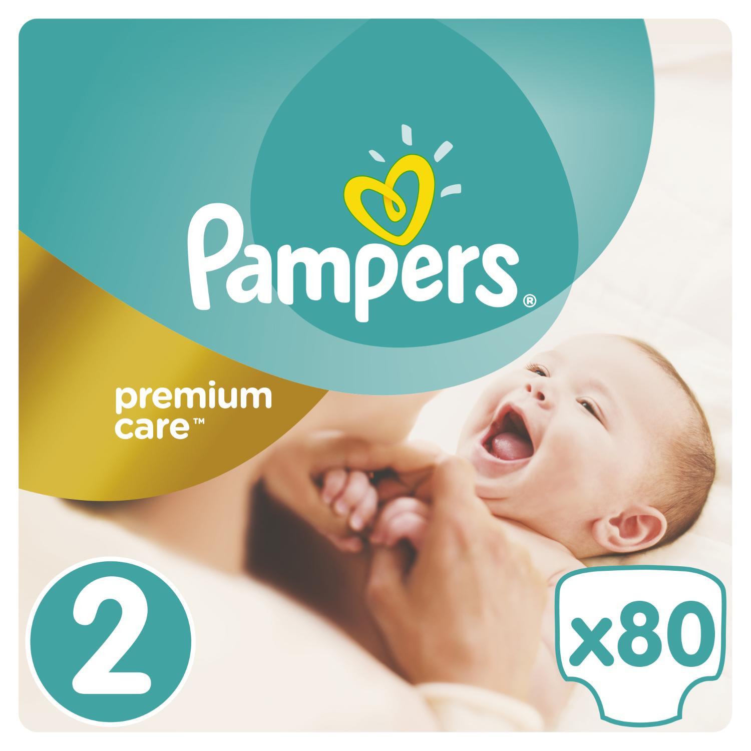 фото Подгузники pampers premium mini 3-6кг 80шт