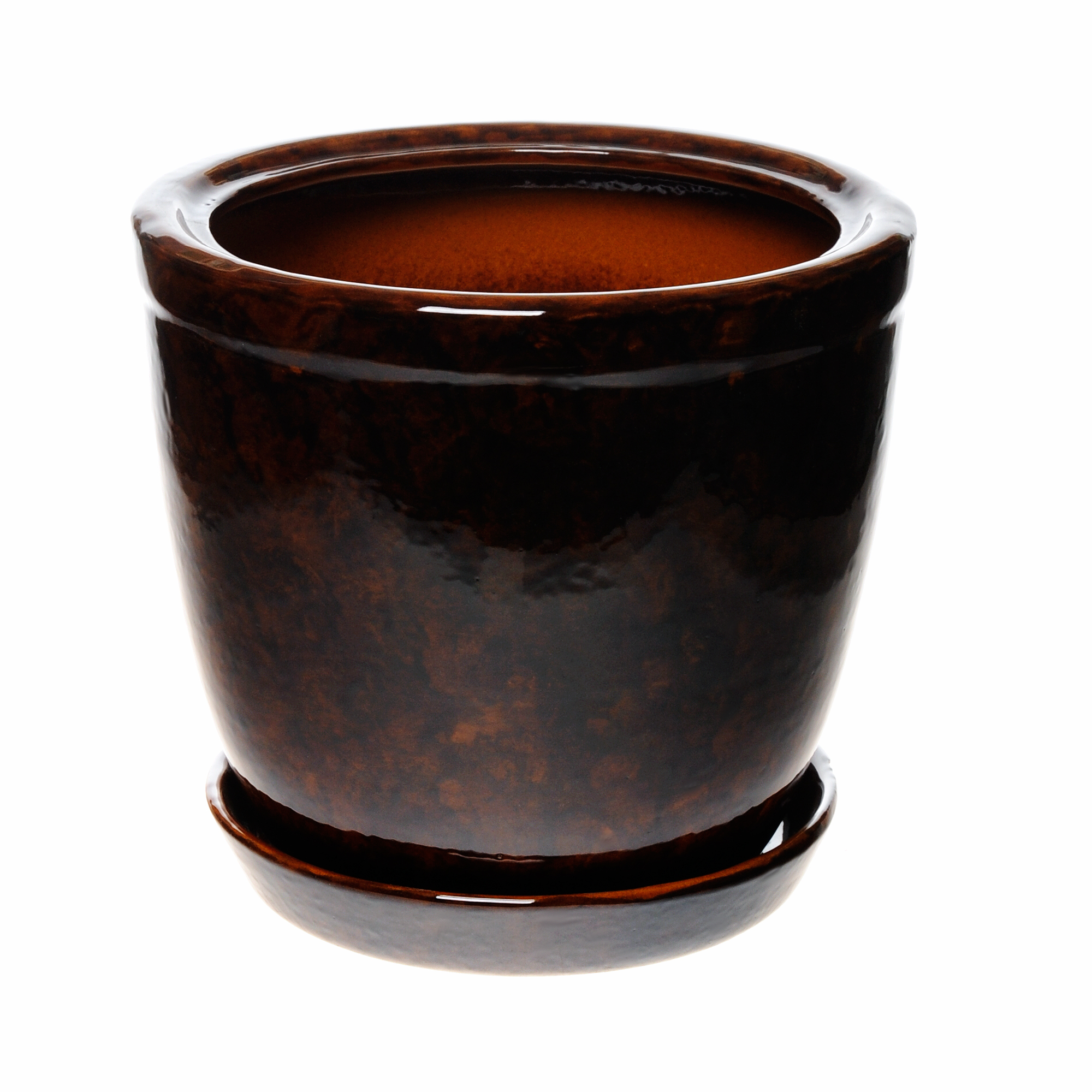 

Горшок цветочный Элитная керамика кедр коричневый 25*25 см