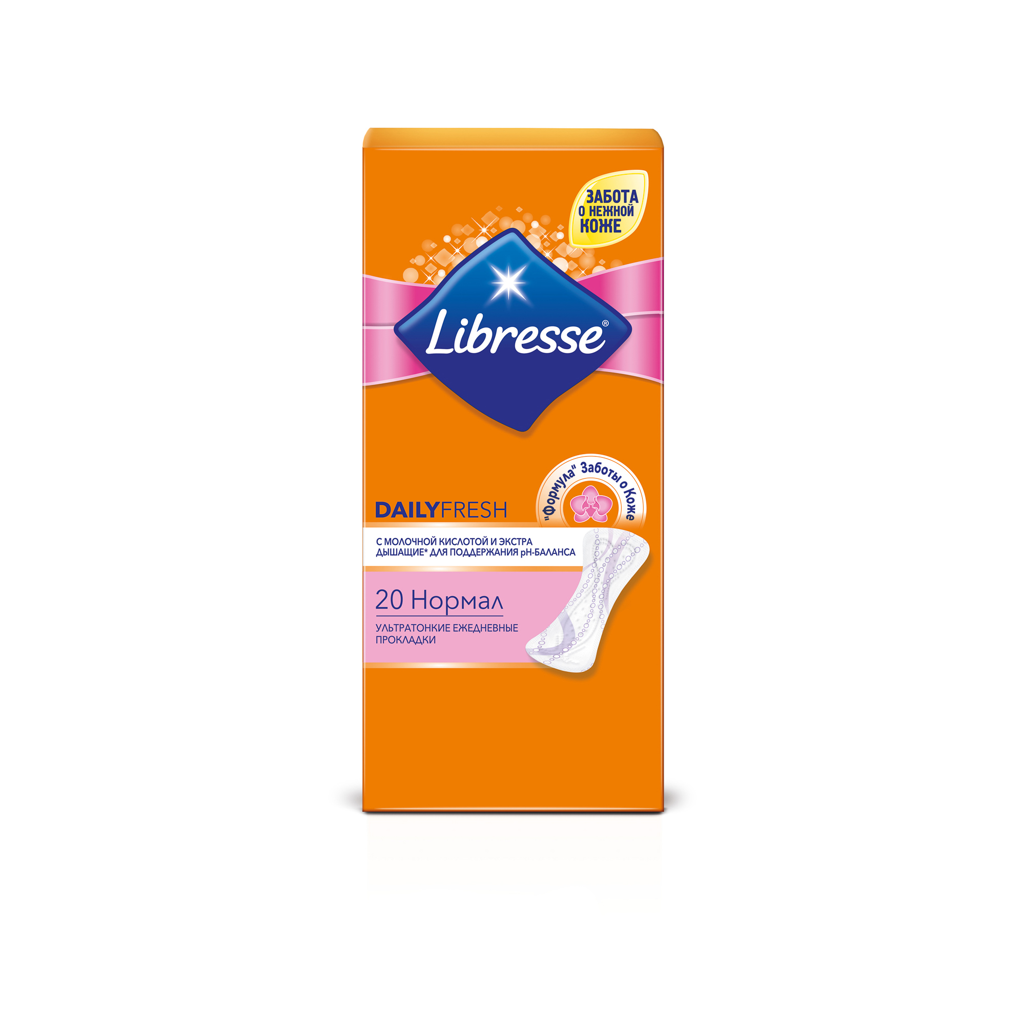 

Ежедневные прокладки Libresse Dailyfresh Normal, 20 шт.