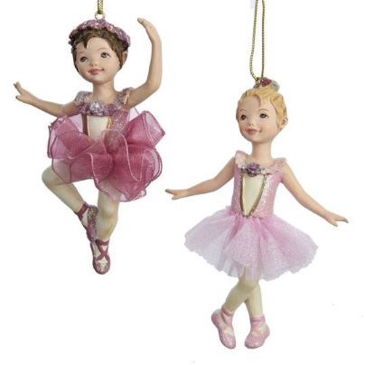 

Фигурка Kurt S. Adler Девочка-балерина C8339 в ассортименте, Розовый