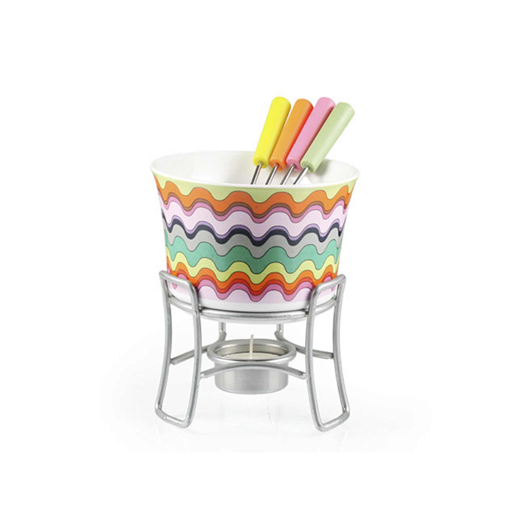 

Набор для фондю camille 6 пр. Керамика (FD-6311.6), Розовый;зеленый;желтый;оранжевый