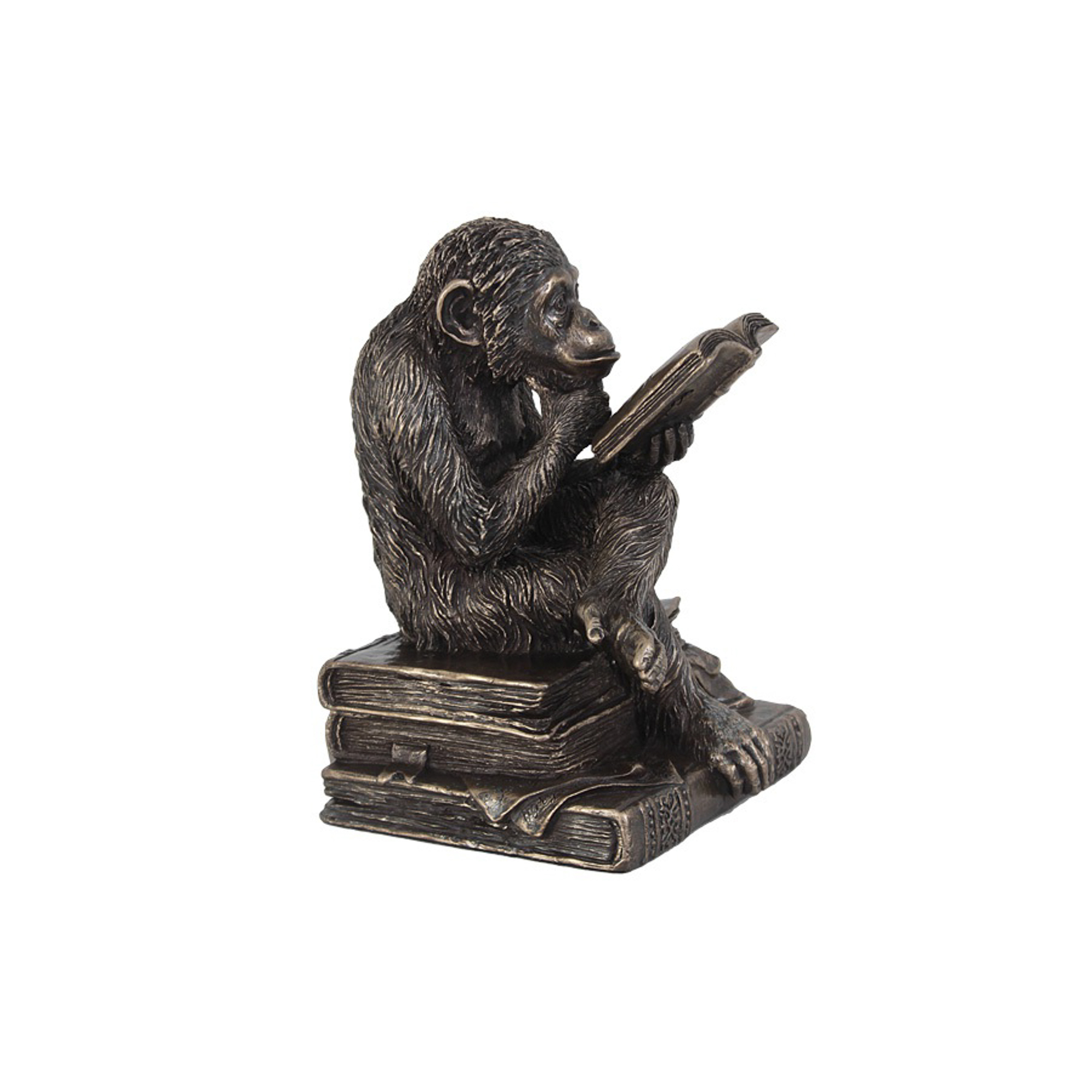 Читающая обезьяна статуэтка