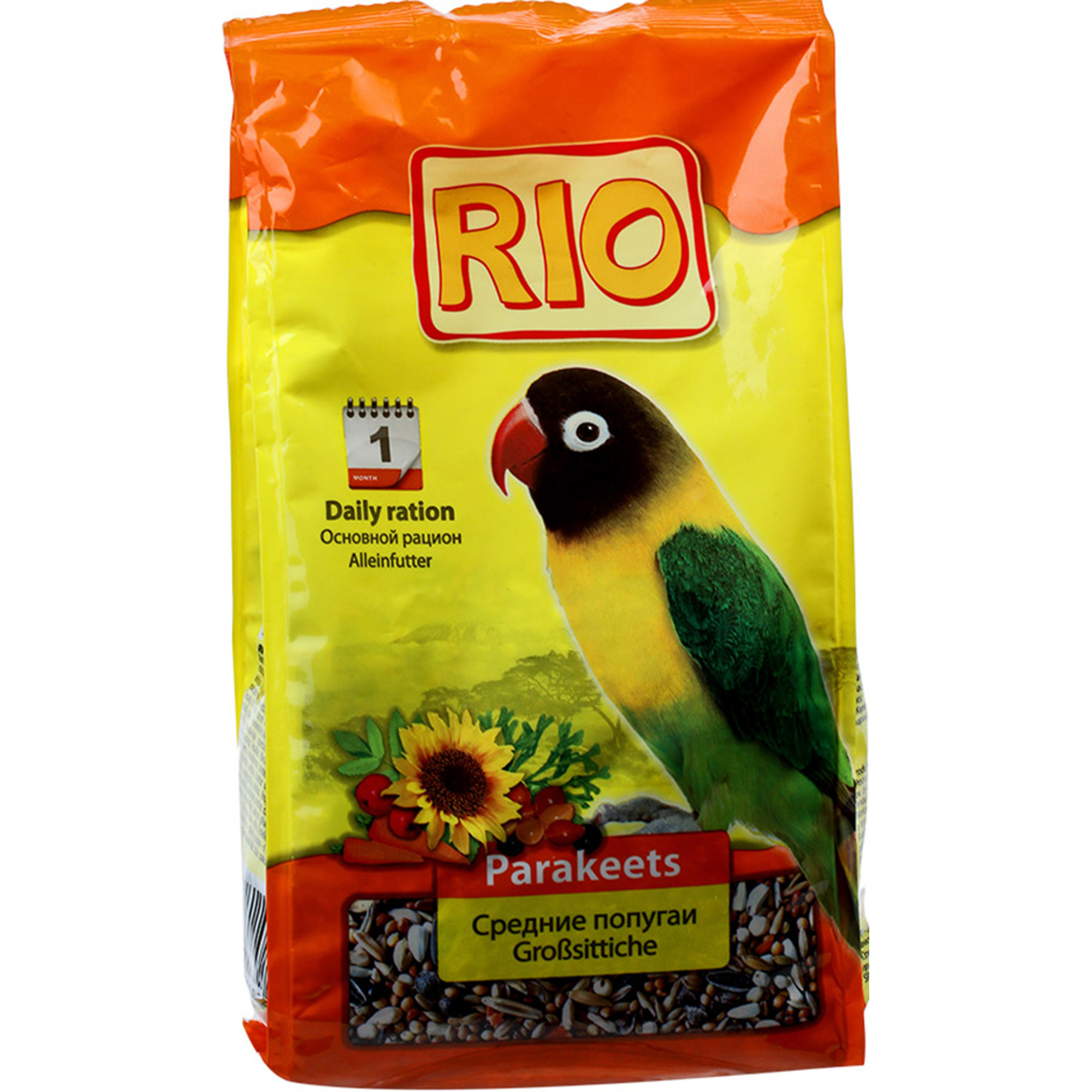 фото Корм для птиц рио средние попугаи 500г rio