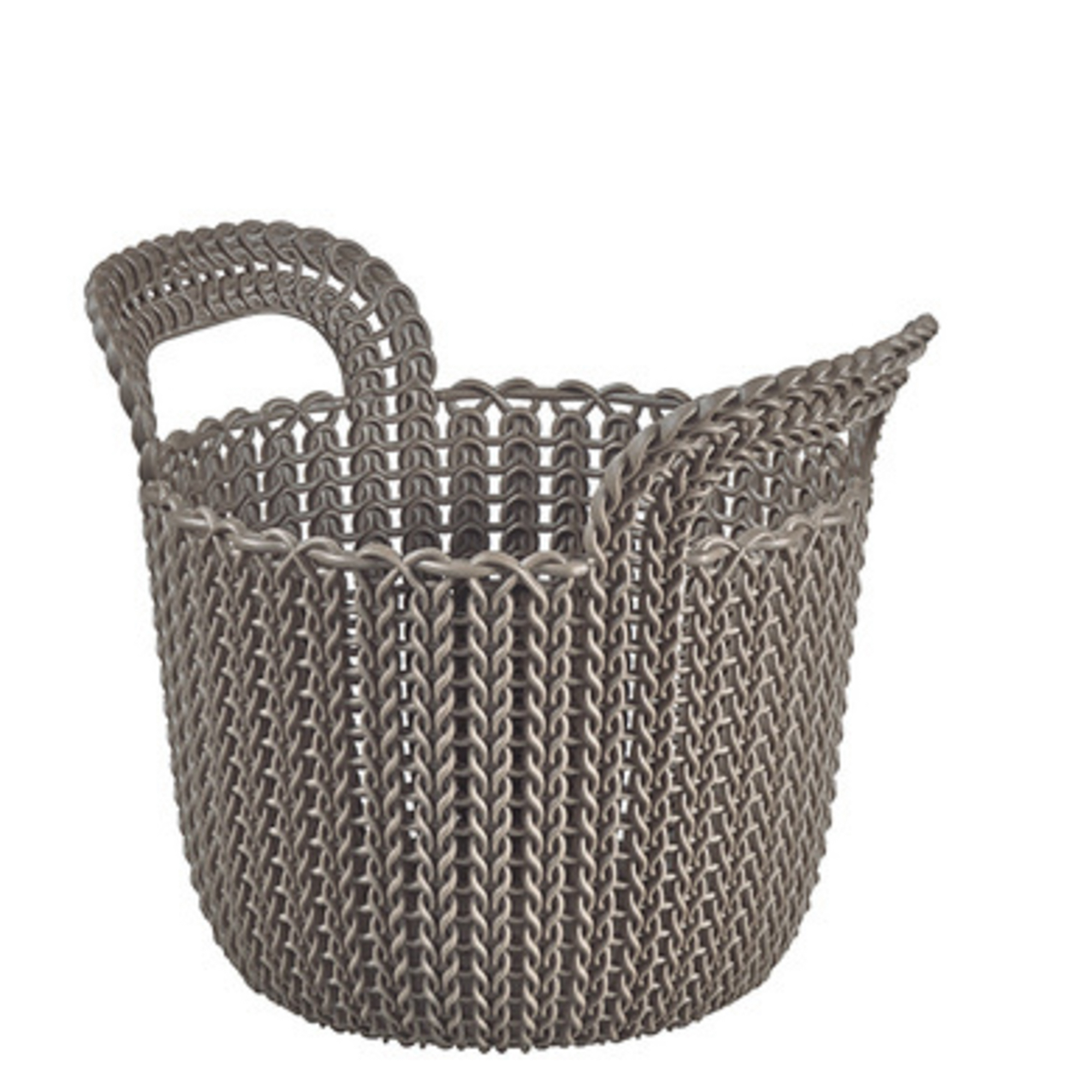 Контейнер Curver круглый xs knit 3 л коричневый curver лоток knit 7x26x20см темно коричневый
