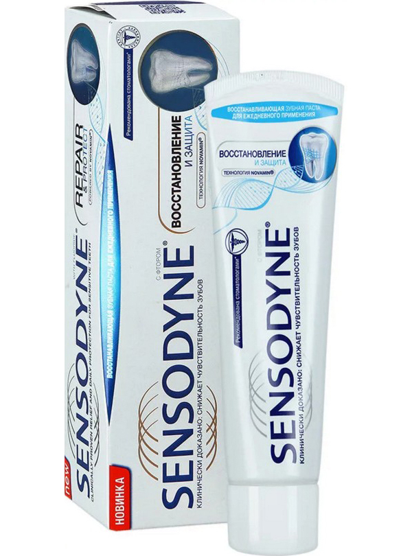 фото Зубная паста sensodyne восстановление и защита 75 мл