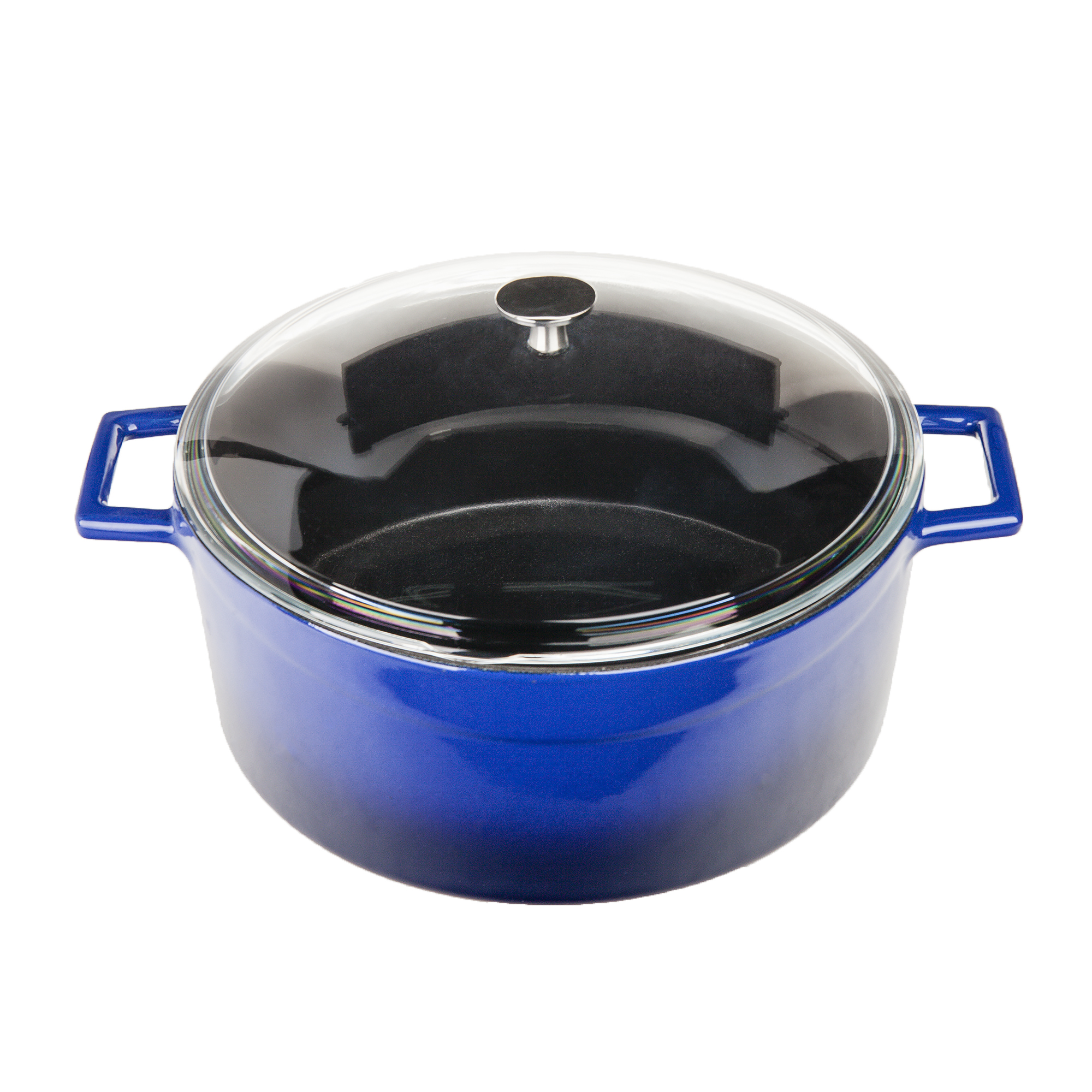 

Кастрюля Lava Blue стеклянная крышка 6,7 л, Синий