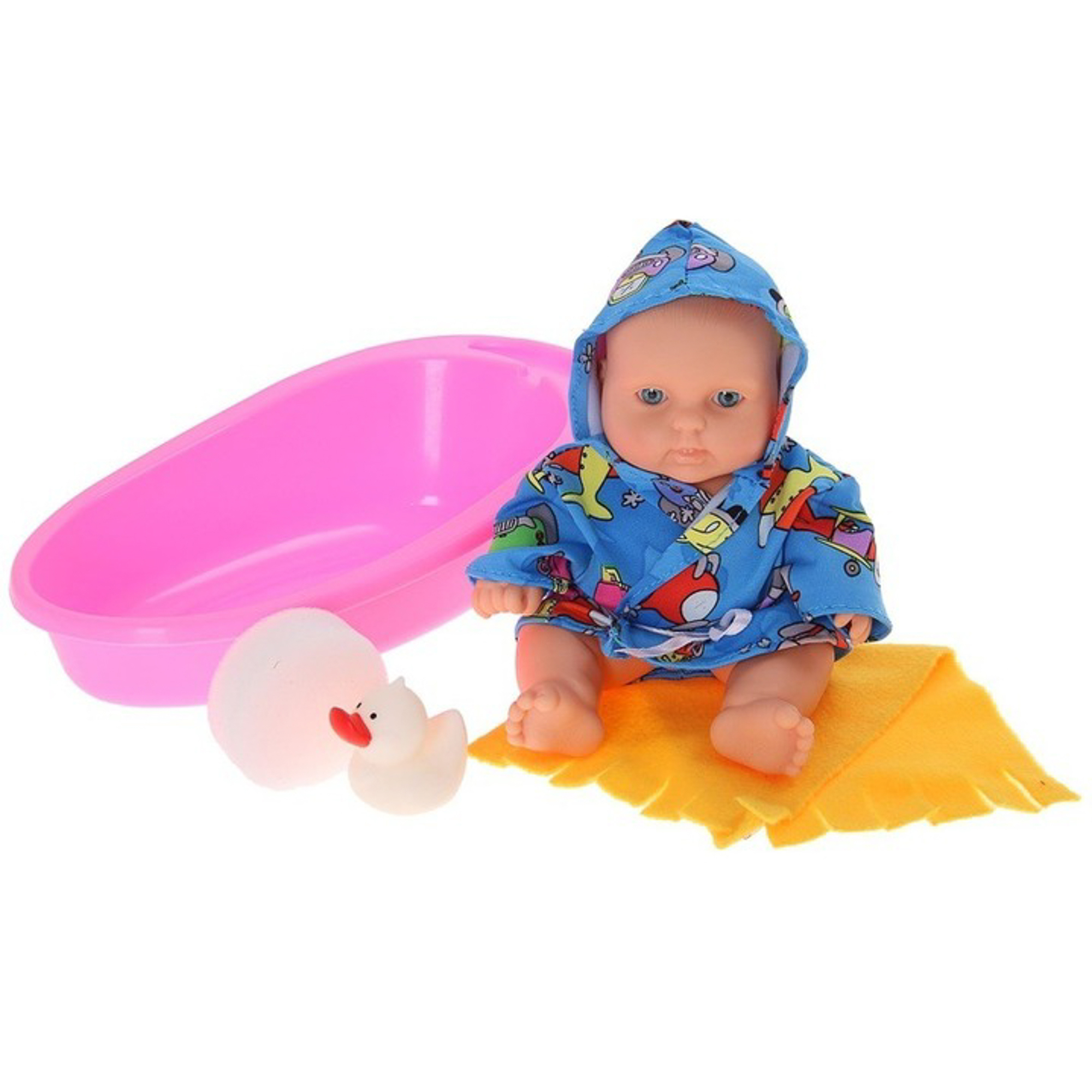 фото Кукла набор карапуз в ванночке весна в ассортименте